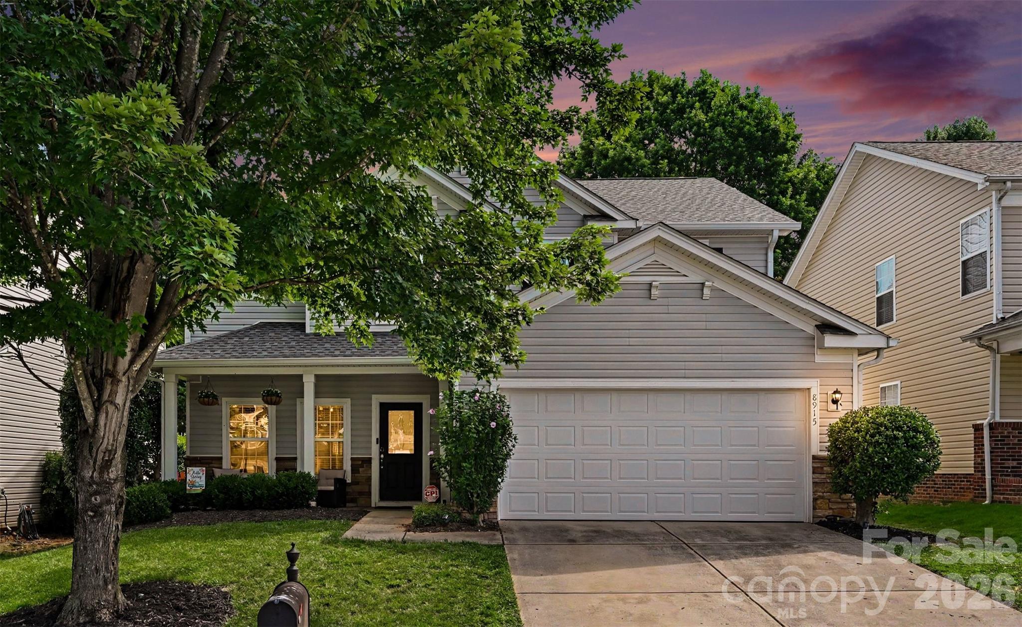 8915 Oransay Way, a beautifully maintained home in the highly sought-after Berewick community of Charlotte's thriving Steele Creek area. This spacious 3-bedroom, 2.5-bath residence offers an inviting open-concept floor plan designed for both everyday living and effortless entertaining.

The main level features generous living spaces, attractive built-ins, and abundant natural light, creating a warm and welcoming atmosphere. The kitchen flows seamlessly into the living and dining areas, making it easy to stay connected with family and guests.

Retreat to the oversized primary suite featuring a spacious walk-in closet and a luxurious en-suite bath complete with dual vanities, a relaxing garden tub, and a separate shower. Two additional bedrooms provide plenty of space for family, guests, or a home office.

Step outside and enjoy the covered back porch overlooking a private, fenced backyard—perfect for morning coffee, evening relaxation, pets, or outdoor gatherings.

Major updates provide peace of mind, including a new roof installed in 2023 and a gas water heater replaced in 2021.

As a resident of Berewick, you'll enjoy resort-style amenities including a clubhouse, junior Olympic swimming pool, basketball and volleyball courts, playgrounds, and miles of scenic walking trails.

Conveniently located in the heart of Steele Creek, this home offers easy access to Charlotte Douglas International Airport, I-485, I-77, and Uptown Charlotte. You'll be minutes from Charlotte Premium Outlets, RiverGate Shopping Center, TopGolf, Lake Wylie recreation, dining, shopping, and everyday conveniences, making this one of Charlotte's most desirable locations for both commuters and those seeking an active lifestyle.

Don't miss this opportunity to own a beautiful home in one of Southwest Charlotte's premier communities!