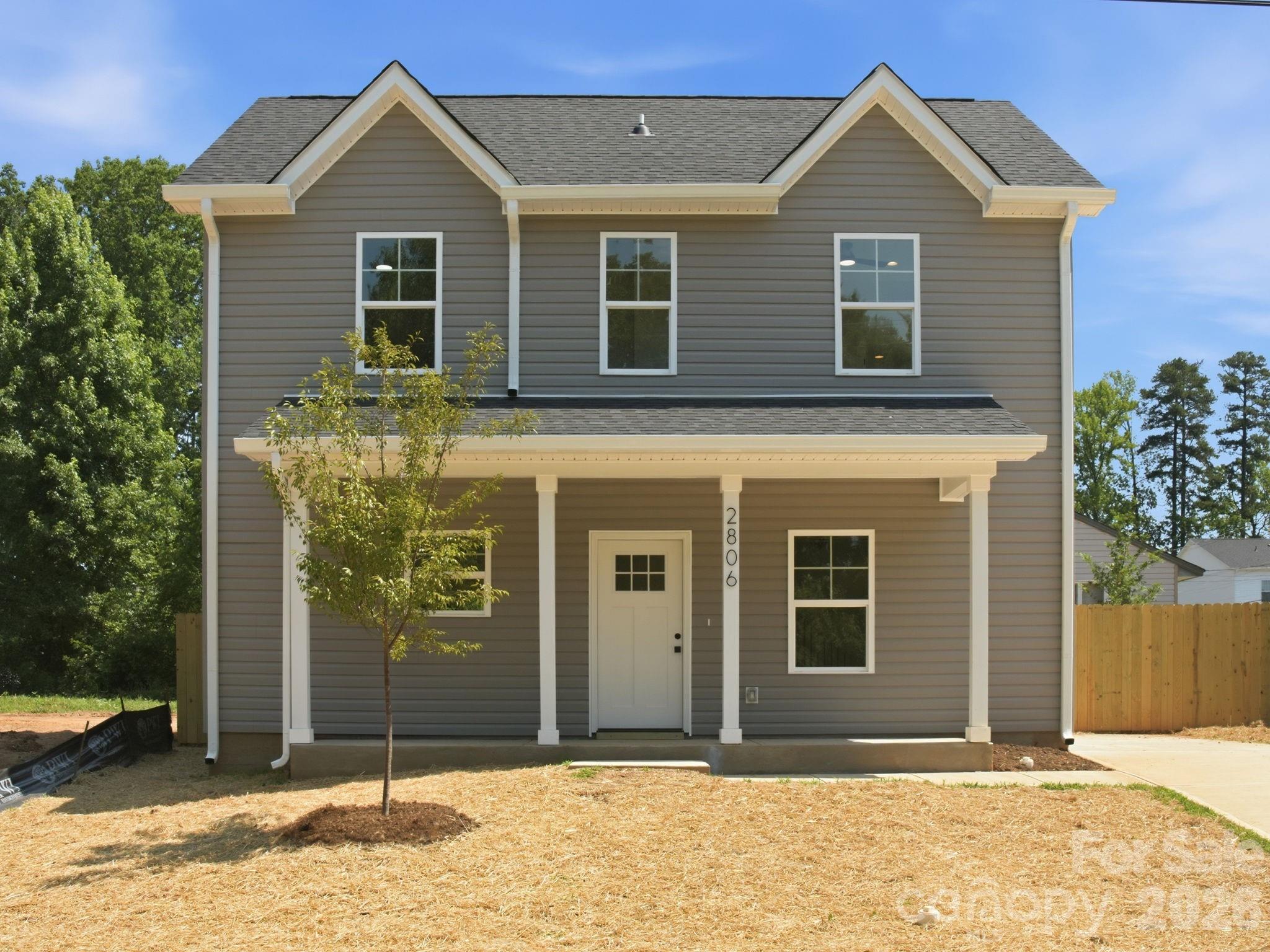 Welcome to this beautifully crafted new construction home, ideally situated in one of West Charlotte’s rapidly growing and most convenient locations. Designed with both style and functionality in mind, this two-story residence offers 3 spacious bedrooms, 2.5 bathrooms, and thoughtfully curated finishes throughout.
The open-concept main level creates an inviting atmosphere where the kitchen, dining, and living areas blend seamlessly—perfect for entertaining guests or enjoying everyday life. The chef-inspired kitchen features white shaker cabinetry with soft-close hinges, stainless steel appliances, generous counter space, and modern finishes that make both cooking and gathering a pleasure. Durable luxury vinyl plank flooring extends throughout the home, providing a cohesive, low-maintenance design with no carpet. A convenient powder room is also located on the main level.
Step outside to the rear concrete patio overlooking a fully fenced backyard, offering privacy and the perfect space for pets, play, gardening, or outdoor entertaining.
Upstairs, the spacious primary suite serves as a private retreat, complete with a well-appointed en-suite bath and ample closet space. Two additional bedrooms provide flexibility for family, guests, a home office, or creative space. For added convenience, the laundry area is also located on the upper level.
Conveniently located near Charlotte Douglas International Airport, Wilkinson Boulevard, and I-77, this home offers easy access to Uptown Charlotte, major employment centers, shopping, dining, and recreational amenities. Whether you're a first-time homebuyer, looking to put down roots, or seeking a strong investment opportunity, this property offers the perfect blend of modern living, convenience, and long-term potential.