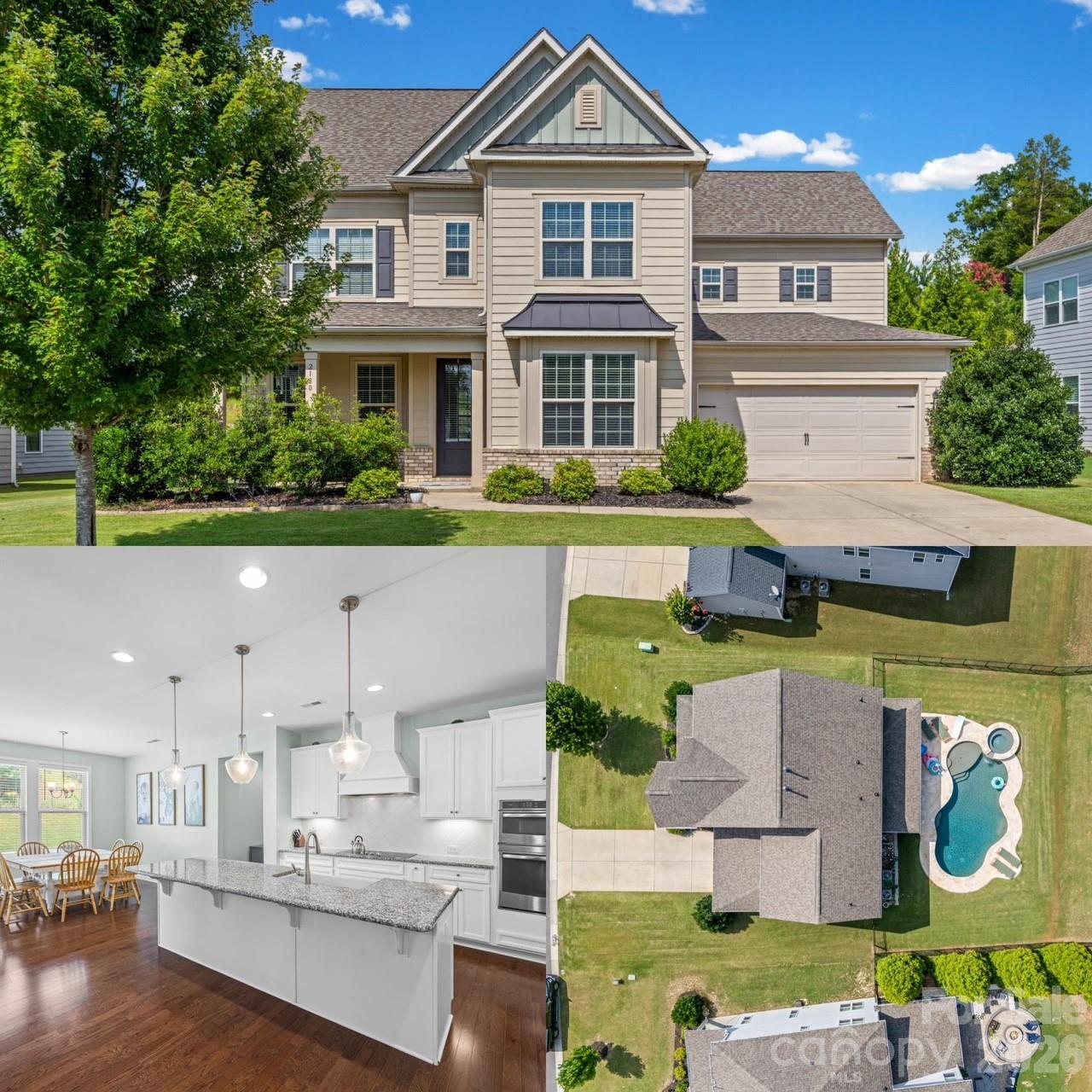 Welcome to Waterside at the Catawba's newest listing where opportunity, space, and lifestyle come together in this impressive 5-bedroom, 4.5-bath home offering approximately 3,500 square feet of living space. Designed for both everyday living and entertaining, this home features a beautiful kitchen with abundant cabinetry and workspace, a formal dining room for special gatherings, and a spacious living room filled with natural light.

The flexible floor plan includes a dedicated flex space perfect for a home office, playroom, or hobby area, plus a versatile loft that provides even more room to spread out. A full bedroom and bathroom on the main level offer the ideal setup for guests, multigenerational living, or a private workspace.

Upstairs, retreat to the oversized primary suite featuring a luxurious garden tub, dual walk-in closets, and plenty of room to relax and unwind. Three additional bedrooms and well-appointed bathrooms provide space for everyone.

Step outside and enjoy one of the home’s standout features—a newly installed pool that creates the perfect backyard oasis for summer fun and year-round enjoyment.

While the home could benefit from fresh paint and a little TLC, it presents an incredible opportunity to add your personal touch and build instant equity in a property with exceptional size, layout, and amenities. If you’ve been searching for a home with great bones, abundant space, and a backyard designed for making memories, this is one you won’t want to miss.