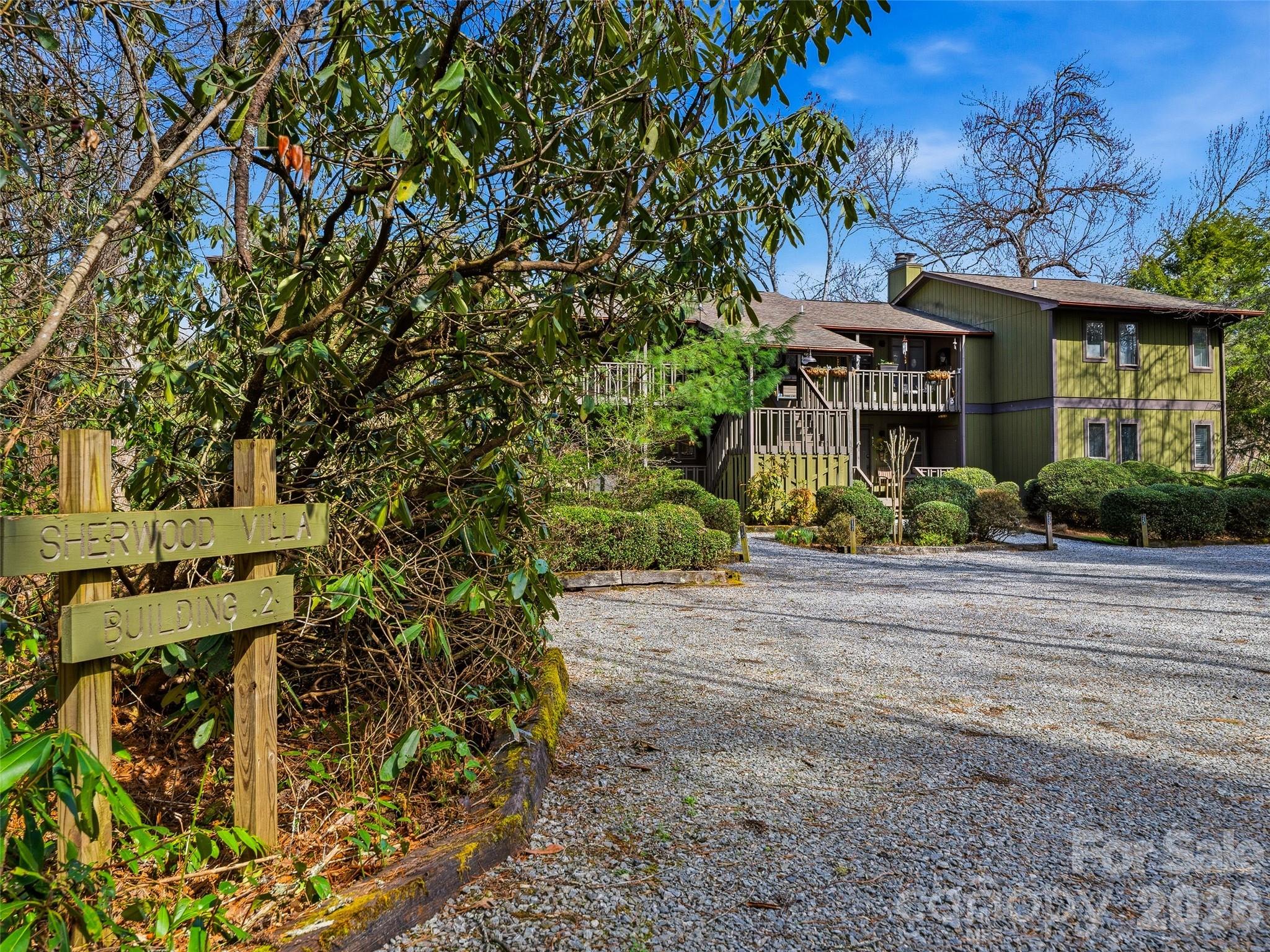 Come on in and make yourself at home! This charming lower level condo offers one of the most peaceful settings in all of Sherwood Forest, where the sights and sounds of a babbling stream blend beautifully with sweeping golf course views right outside your door. Whether you are unwinding after a long day or easing into a quiet morning, this spot has a way of making everything feel a little more relaxed.

Inside, you will find a comfortable and well laid out two bedroom, two bath floor plan with generous living spaces that feel bright and inviting. The kitchen is nicely appointed and ready for everything from a quick breakfast to a full dinner spread. Both bedrooms are roomy and restful, and the two full baths make sharing the space a breeze for owners and guests alike.

Step outside and let the stream do its thing. There is something truly special about having that gentle natural soundtrack as your everyday backdrop, paired with the open green expanse of the golf course stretching out before you. It is the kind of view that never gets old.

And when you are ready to explore, Sherwood Forest delivers in a big way. Community lakes, a swimming pool, tennis courts, and more than 20 miles of scenic trails are all close by. DuPont State Recreational Forest is right at your fingertips, and the shops, restaurants, and charm of Downtown Brevard are just a short drive away.

Peaceful, pretty, and perfectly located. 23 Gold Finch Court is ready to welcome you home.

A fantastic opportunity awaits, the adjacent ground-floor condo is also available for sale! The owners, who share a family connection, have made an exciting move to a new home in Sherwood Forest, making both units available at the same time. This is a rare chance to acquire neighboring condos together!