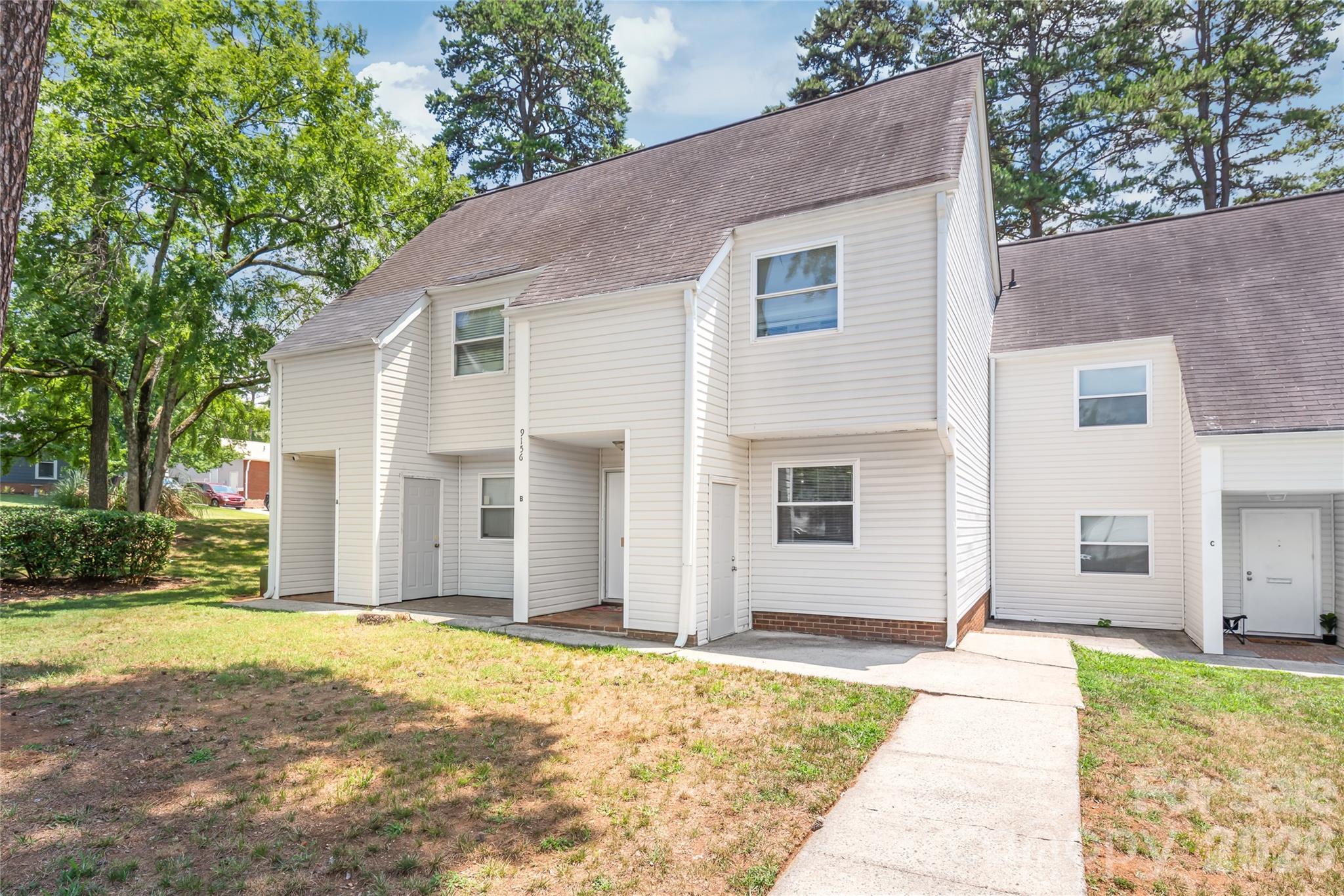 Well-maintained 2-bedroom, 2.5-bath townhome with a functional floor plan. The main level features durable LVP flooring throughout and has been freshly painted, offering a clean, move-in ready interior. The spacious living room opens to the dining area, creating a comfortable layout for everyday living and entertaining. Both bedrooms feature private en-suite bathrooms, with a convenient half bath on the main level.

Step outside to enjoy the private balcony overlooking the patio below or relax on the brick patio, perfect for entertaining, grilling, or unwinding after a long day. Generous interior and exterior storage adds everyday convenience.

Major updates include an HVAC system replaced in 2019. HOA dues include water, providing added value and lower monthly utility expenses.

Conveniently located just minutes from the U.S. National Whitewater Center, Charlotte Douglas International Airport, shopping, dining, and major highways. An excellent opportunity for first-time homebuyers or investors. Schedule your showing today!