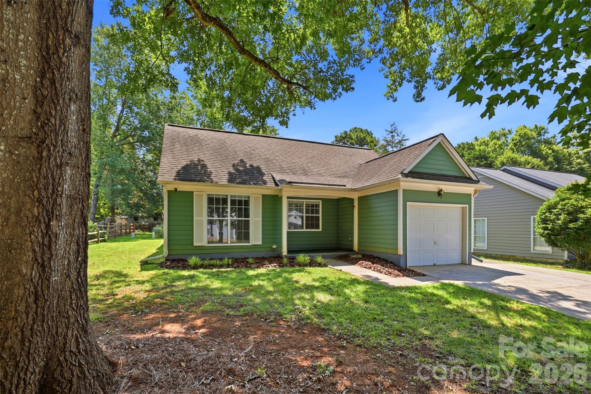 Welcome to 12615 Delman Lane, nestled in the established Danby community of Pineville. Back on the market with thoughtful updates, this charming single-story home now features beautiful new flooring, a remodeled bathroom, and stylish granite countertops in the kitchen, giving the home a fresh, modern feel.

Offering 3 bedrooms, 2 bathrooms, and approximately 1,119 square feet of living space, the home sits on a generously sized lot of nearly a quarter acre. Inside, you'll find a functional floor plan designed for everyday living, along with a cozy fireplace that serves as the centerpiece of the main living area.

Outside, the spacious backyard provides plenty of room to entertain, garden, or simply unwind. With no HOA, you'll enjoy added flexibility to make the property your own.

Conveniently located just minutes from Carolina Place, Ballantyne Bowl, shopping, dining, parks, and major commuter routes, this home combines comfort, convenience, and recent upgrades in an established Pineville neighborhood.

Whether you're searching for your next home or a promising investment opportunity, 12615 Delman Lane is one you won't want to miss.