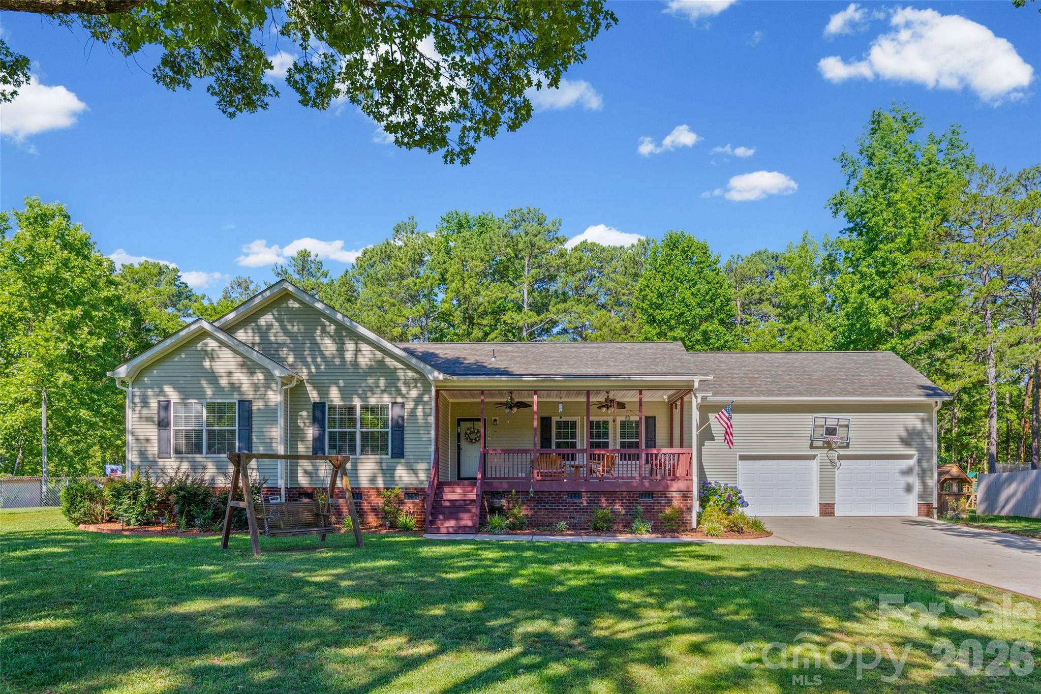 Welcome Home! From the moment you arrive, you'll appreciate the warmth, charm, and exceptional care that have gone into this beautiful home. Imagine beginning your mornings or ending your evenings on the oversized covered front porch, relaxing in your favorite rocking chair while enjoying the peaceful surroundings and quiet country atmosphere.

Inside, you'll discover a home that has been lovingly maintained and is truly move-in ready. The inviting floor plan offers comfortable everyday living with spacious gathering areas, a beautiful kitchen, an adjoining dining area perfect for family meals or entertaining, and a welcoming living room that instantly feels like home. Upstairs, you'll find three comfortable bedrooms and two-and-a-half baths designed to provide both privacy and functionality.

Outdoor living is just as impressive. The fully fenced backyard provides plenty of room for pets, play, gardening, or simply enjoying the outdoors. Whether you're hosting family cookouts under the gazebo, relaxing with friends on the covered screened porch, or watching the kids play in the backyard, this property offers multiple spaces to enjoy every season.

Car enthusiasts, hobbyists, and those needing extra storage will appreciate the oversized two-car garage, offering abundant space for vehicles, tools, lawn equipment, and all the extras that often don't fit in a standard garage.

Recent improvements include a new roof installed in 2023, providing added peace of mind for years to come.

Conveniently located just outside of York, you'll enjoy the best of both worlds—the tranquility and privacy of country living with easy access to shopping, dining, schools, and everyday conveniences just minutes away.

If you've been searching for a home that combines comfort, space, outdoor living, thoughtful updates, and a peaceful setting, your search may be over. Come experience everything this exceptional home has to offer—you'll quickly understand why it's so easy to picture yourself living here!