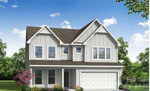 Located in Carrington’s newest phase near Lake Norman, this stunning Davidson floorplan offers over 3,400 square feet with 5 bedrooms and 4 baths designed for both functionality and style. The upgraded kitchen features white cabinetry with matte black hardware, quartz countertops, tile backsplash, farmhouse sink, designer range hood, and stainless appliances including a gas range. The spacious family room showcases a Cosmo fireplace with shiplap accent wall, while the luxurious primary suite includes a sitting room and spa-inspired shower. Additional highlights include quartz countertops throughout all bathrooms, a Jack and Jill bath connecting secondary bedrooms, enhanced vinyl plank flooring on the main level, third-floor bedroom and bath, and a covered rear porch perfect for outdoor living. Community amenities include a pool, pocket parks, and playground.