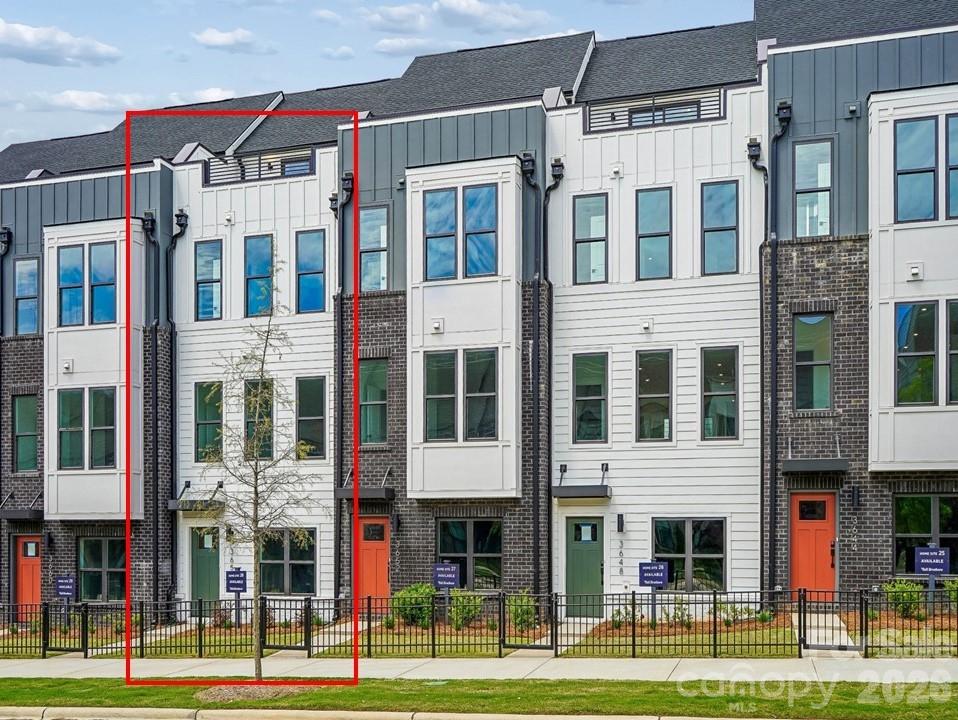 Experience modern luxury in the heart of LoSo, one of Charlotte’s fastest-growing areas. This brand-new, move-in ready Dunbrook floorplan townhome, offers 3 bedrooms, 3.5 baths, and a 2-car garage—with a private en-suite bath in every bedroom, ideal for roommates or guests.
Designed for seamless indoor-outdoor living, the open-concept main level extends from the Great Room to a outdoor living area, while the rooftop terrace provides an elevated space for entertaining or unwinding. The designer kitchen features quartz countertops, soft-close cabinetry, and a spacious island, complemented by hardwood stairs and luxury vinyl plank flooring throughout the main living areas and fourth-floor bedroom.
Additional highlights include durable Hardie Plank siding, crown molding, zoned thermostats for enhanced comfort, and abundant natural light throughout.
Located just two blocks from the LYNX Blue Line at Scaleybark Station, with quick access to South End’s dining, breweries, and Uptown.
Limited-time financing incentives available—contact agent for details.