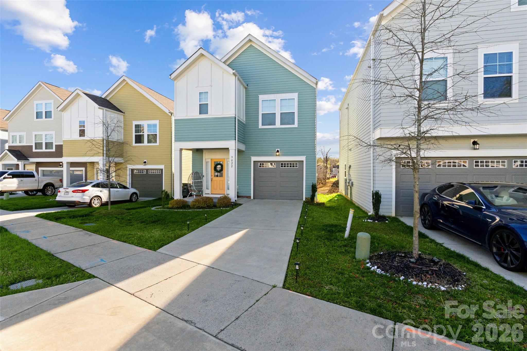 Rare opportunity to own a premium pond-view lot without the steep new construction lot premiums! This like-new, turn-key 2023 home offers pristine modern finishes throughout and easy access to I-485, shopping, and downtown Charlotte. The bright, open-concept main level seamlessly connects a spacious kitchen, dining, and living area—perfect for entertaining. Upstairs features a generous primary suite with a private bath alongside comfortable secondary bedrooms. Why wait months on a builder timeline and spend thousands out-of-pocket on post-closing additions like window blinds? This gorgeous home is fully outfitted, move-in ready today, and beautifully positioned on one of the neighborhood's best premium water lots. Comfort, style, and immediate accessibility—schedule your tour today!