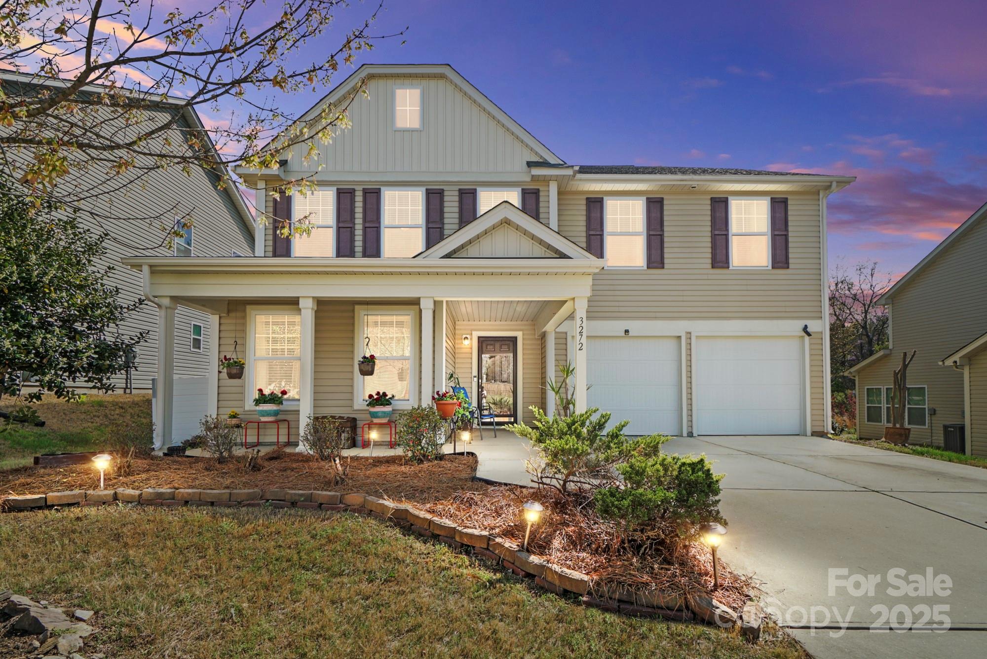 Welcome to 3272 Saddlebrook Drive in Midland, NC—a stunning 3,103 sq. ft. home with plenty of space and charm! Relax on the rocking chair front porch before stepping inside to an inviting open floor plan featuring a huge living room, dining area, and eat-in kitchen with a large breakfast bar. The kitchen boasts gorgeous cabinetry, a spacious pantry, and access to a back patio—perfect for entertaining!
On the main floor, you’ll find a large bedroom with a full bath—ideal for guests or multi-generational living—plus an additional half bath for convenience.
Upstairs, an oversized bonus room offers the perfect second family room or entertainment space. The primary suite features a spa-like bath, while two additional bedrooms share another full bath. A laundry room completes the upper level for easy living.
Located within walking distance to Rob Wallace Park and just minutes from shopping and restaurants, this home is in a prime location! 
New Carpet in downstairs bedroom.