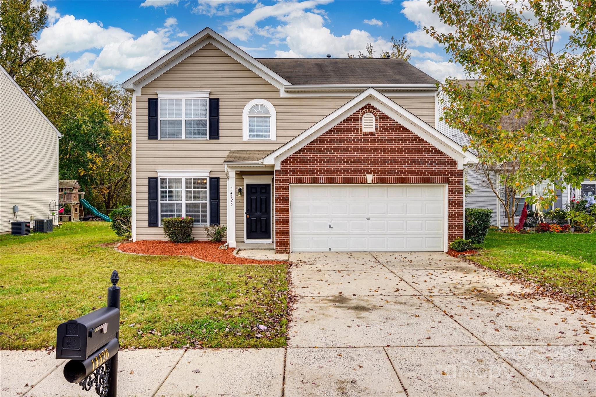 You have found your dream home in the very sought after Huntington Forest Community. Nestled in the heart of Steele Creek, this community boasts a pool, clubhouse, sidewalks/trails, and a playground! The seller listened to your feedback and has had the kitchen tastefully remodeled with new granite, sink, faucet and appliance package. With the fresh paint and new flooring throughout, this is truly a move in ready home!! The main floor boasts an open floorplan with a formal dining / flex room, large kitchen and great room with a fireplace. Venture upstairs to discover the 3 spacious secondary bedrooms and full bath while the primary retreat has a walk-in closet and a private bathroom with dual vanities, separate shower and garden tub. The fenced yard provides your personal sanctuary retreat. Schedule your personal viewing of this home today.
