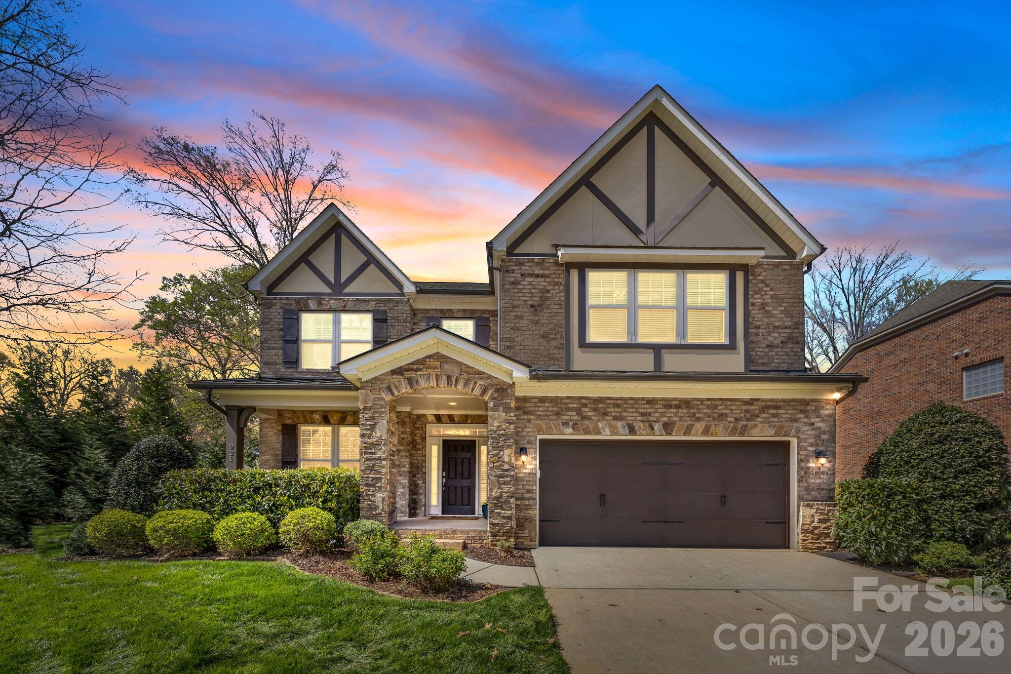 Welcome to this full brick spacious and beautifully appointed 6 bedroom 3 bath home nestled on a desirable corner lot in a quiet cul-de-sac in Indian Land just minutes from Charlotte!  Enjoy the benefits of South Carolina taxes while staying conveniently close to shopping, dinning and everything the Charlotte area has to offer.  This thoughtfully designed home features a guest bedroom and full bath on the main level perfect for visitors or multi-generational living, second office or gym.  Private office ideal for working from home.  Formal dinning, open concept kitchen with large island overlooking main living space.  Primary bedroom with custom closets and luxury bath.  The oversized bedroom on the upper floor can double as a great hangout/playroom for kids. Step outside to your own backyard retreat with artificial turf and a lush landscaped yard on a premium lot, in ground pool perfect for summer relaxation.  Custom screened in porch for year round enjoyment.  With generous living space, a flexible floor plan, and upscale outdoor features, this home offers the perfect blend of comfort, function and lifestyle.