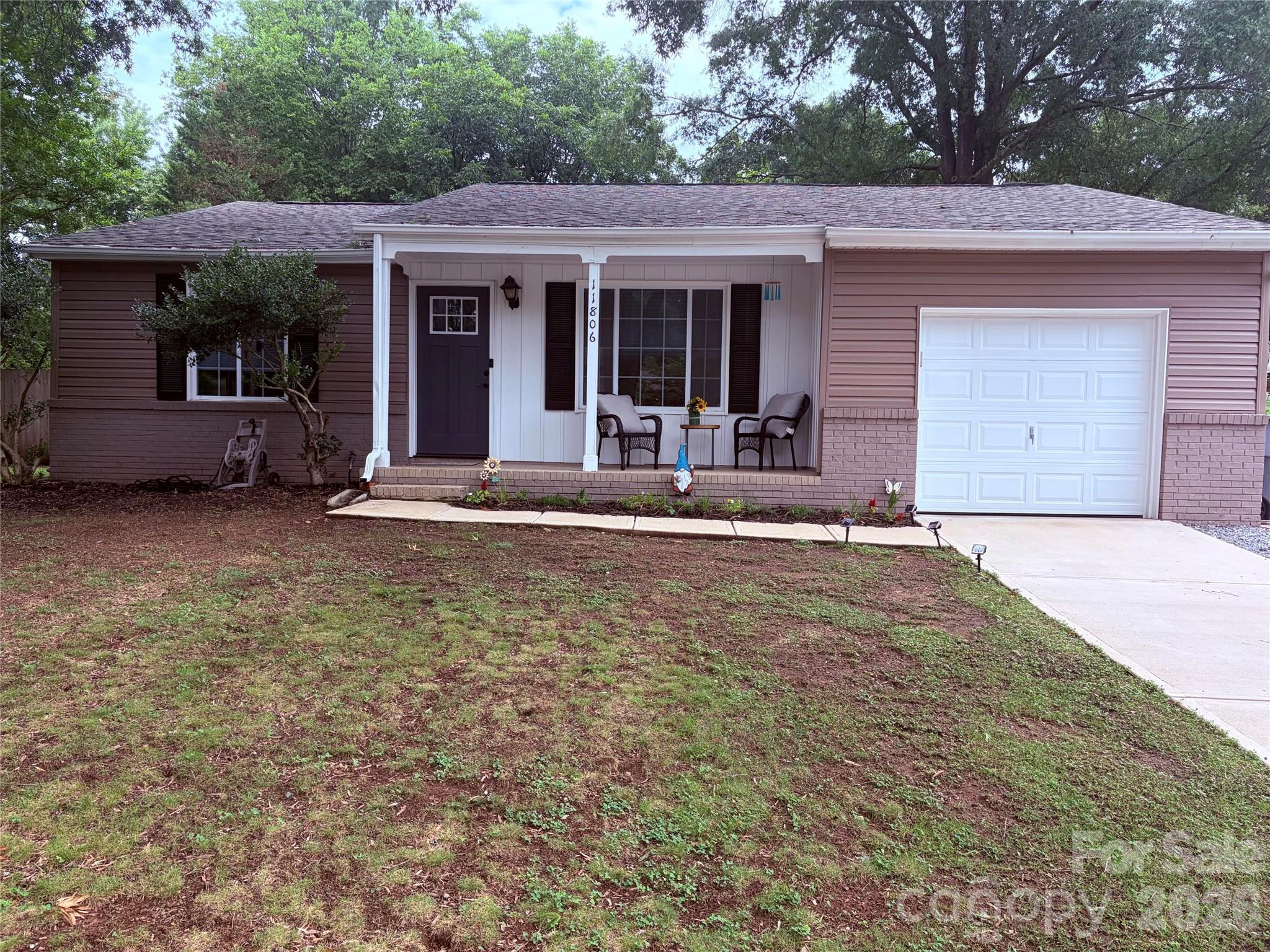 Beautifully updated 3-bedroom, 1.5-bath ranch situated on a spacious 0.35-acre lot with a fully privacy-fenced backyard, patio, attached garage, and no HOA. The up to date kitchen features shaker-style cabinetry, granite countertops, a new refrigerator (2024) that conveys with the home. Updates throughout the home include luxury vinyl plank flooring (bedrooms updated in 2024), updated bathrooms and fresh neutral interior and exterior paint. The tub/shower was professionally reglazed in 2025 and includes a transferable 5-year warranty. Major system improvements including a new roof in 2022 and a new sewer line from the city connection to the home completed in 2026.Washer, dryer, and backyard playset (all purchased new in 2023) are available for purchase separately.