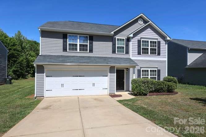 Move in ready!New price-reduced $10,000.Also, another buyer incentive: Seller would consider a $5K allowance at closing to assist buyer with mortgage rate buy down, with an acceptable offer.  This home features 4BR, 2 Full Baths and 1 Half Bath, brand new SS refrigerator, brand new SS oven, brand new SS dishwasher, brand new disposal and (some) new plumbing fixtures. Main level features include kitchen, large family room, dining room, flex room (living room, office, exercise,playroom etc), pantry and half bath. The large family room could service an additional dining area or extended living room. Upstairs features 4 bedrooms and 2 full baths, including a large primary BR with walk in closet, dual vanity, tub with separate shower and laundry room. Exterior features large flat fenced-in backyard that offers endless opportunities and large patio that includes a built in firepit. Home has been professionally cleaned and exterior pressure washed. Also enjoy exclusive neighborhood amenities such as the playground area, as well as 2 access entrances from your street to the South Fork Catawba River, which is right behind your back yard. And enjoy taking your canoe, kayak or fishing pole! All of this just minutes to I85, Gastonia, Belmont, Mount Holly and Charlotte Douglas Airport.
