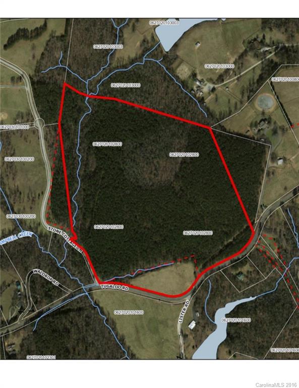 Lovely Tract of land. It adjoins "The Meadows of Campbell Creek" and along with road frontage on Tugaloo Road it also has frontage on Stone Cottage Lane to the bridge. Should have great Mtn. Views, approx.3.5 acres in pasture. There is significant value in the planted pines on the property. In an area with other horse farms and the GENTS trails and in Tryon Hounds Hunt Country.