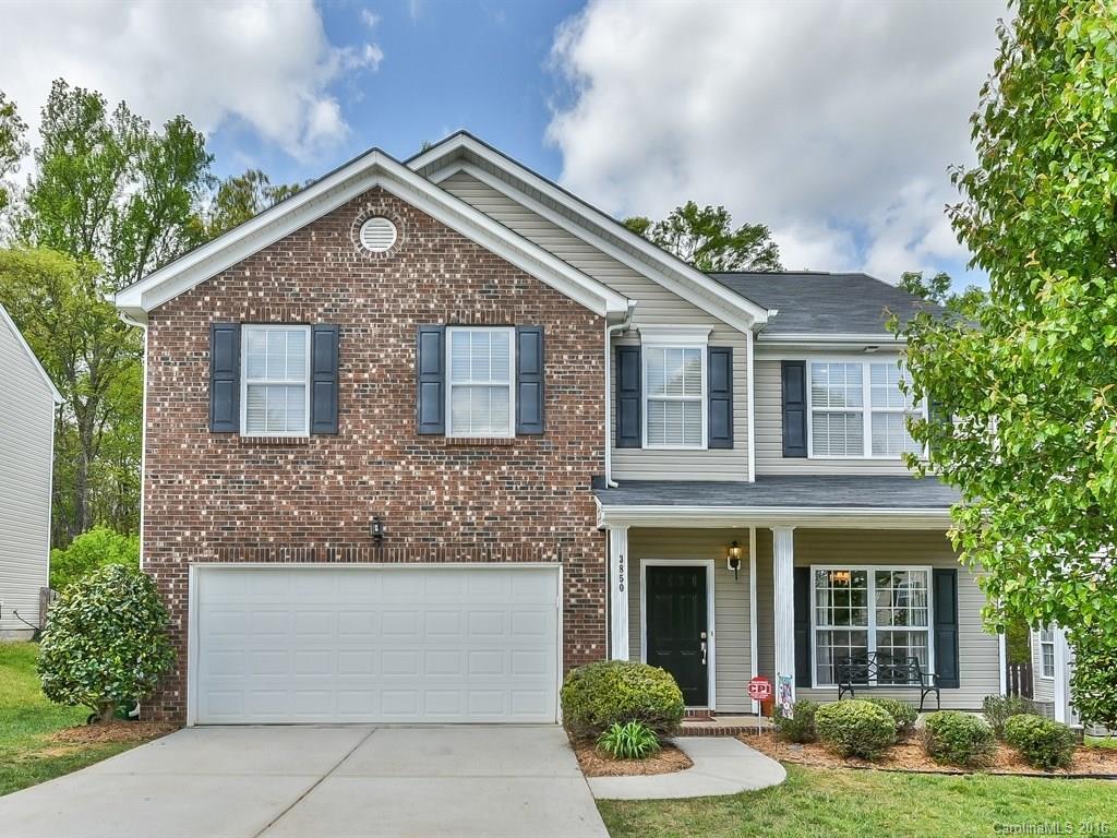 Lovely 4 bedroom home in Weddington Ridge, w neighborhood pool. This home is move in ready w main level office, open eat-in kitchen w 42" cabinets, family room, formal dining room & 2nd floor laundry room. Extra large master offers his & her closets, tray ceiling, & master bath w separate shower & garden tub. The home has a newly painted interior, fully fenced backyard overlooking the woods, double driveway for extra parking 1 year home warranty by seller. Close to Siskey Y & Francis Beatty Park