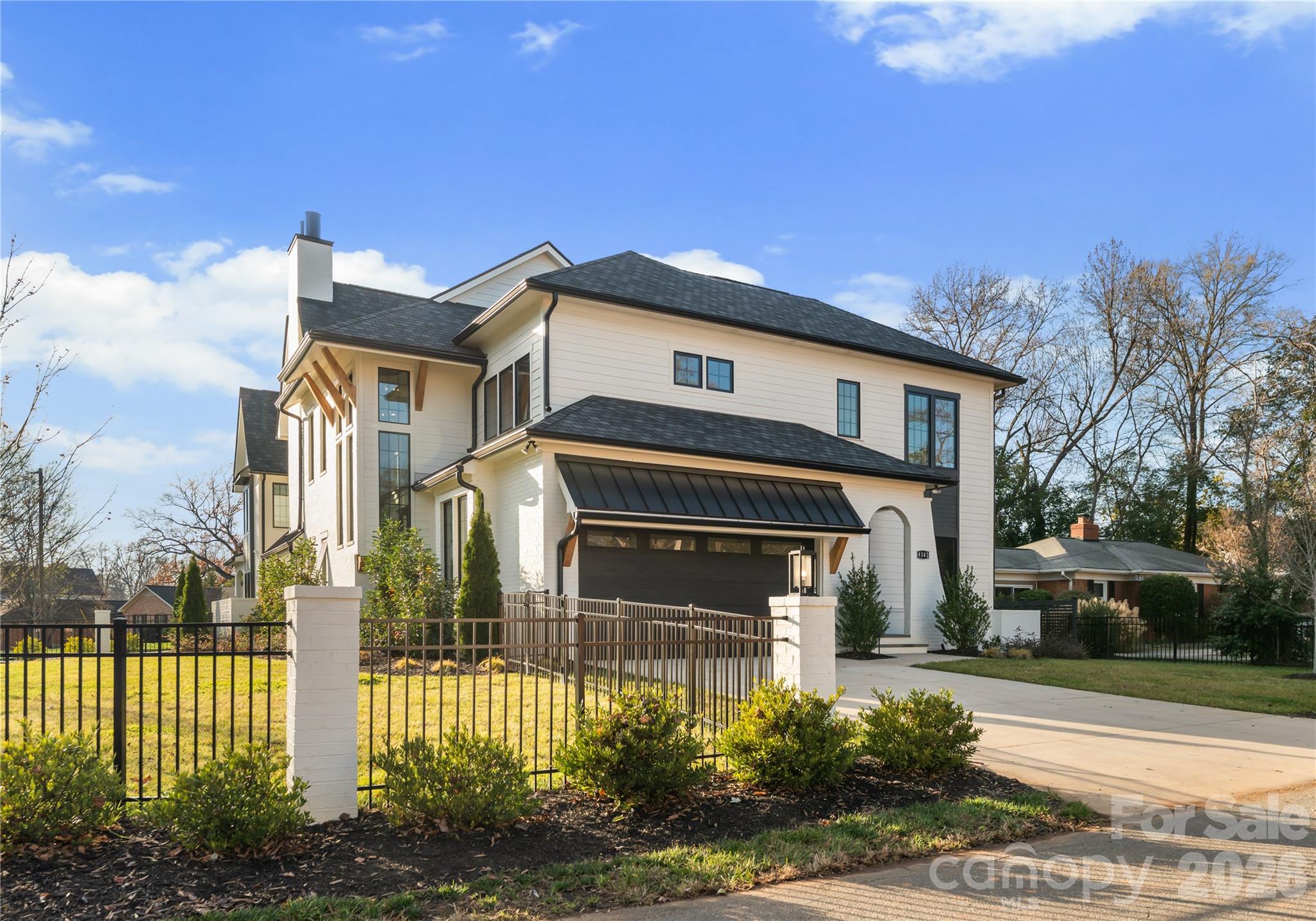 Location with lifestyle! SELLER SAYS SELL IT! APRAISED FOR $2.4M. This duplex perfectly blends classic elegance w/modern living OF 5 BEDS/6 BATHS! No less than any single family, own the land, and the home. Enter through a metal door into an inviting foyer that highlights meticulous attention to detail. The chef's dream kitchen-w/custom cabinets& under lights, a massive middle island w/extra cabinets under. 60" built-in ref. & 48" gas stove w/grill, a perfect space for culinary creations. FM room,w/fireplace & wet bar, flowing seamlessly to the covered patio w/FIREPLACE & grilling area, for FUN & RELAXATION. A flex RM on main floor study/bed & full bath. The Master BR w/tiled +FIREPLACE & luxurious bath is a private oasis. All other beds are en-suite w/built-in closets ensuring COMFORT & CONVENIENCE. 3rd-floor w/wet bar & full bath is an ultimate entertainment space, perfect for hosting gatherings & to enjoy! IRRIGATION, LANDSCAPING LIGHTS, & PILLAR LIGHTS elevate outdoor space & curb appeal. FRONT LEFT FULL FENCE W/GATE INSTALLED! CALL IT HOME