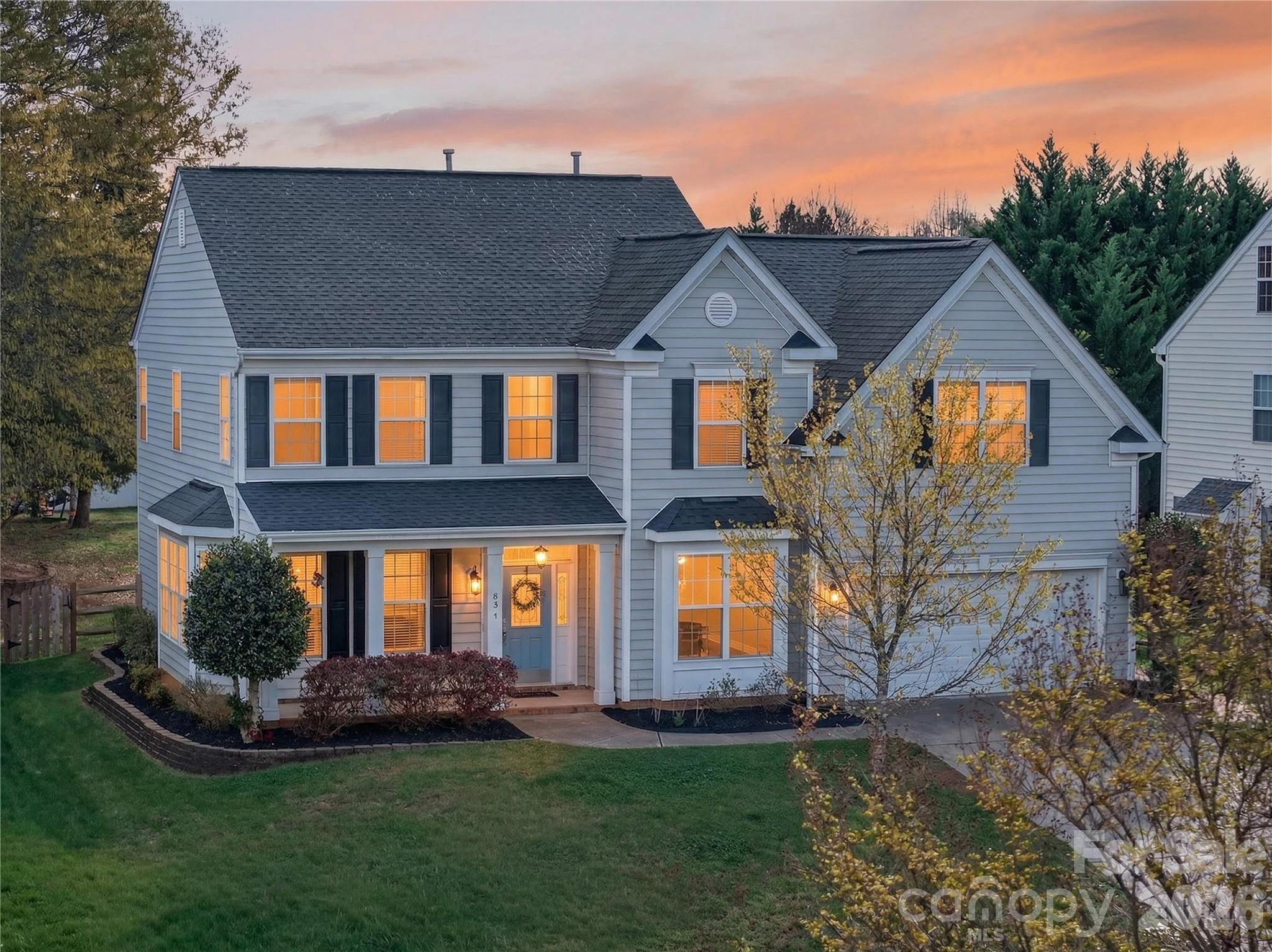 Welcome to this beautiful two story home in the highly sought after Gates at Waterside community in Denver (with a mailing address of Stanley). Situated on a spacious quarter-acre lot, this stunning property offers the perfect blend of comfort, style and functionality. Featuring four generously sized bedrooms with the primary suite having its own addition perfect for a work out space, nursery, or home office. The floorplan offers an inviting layout with abundant natural light throughout the home. The main level offers a seamless flow between living areas creating a warm and welcoming atmosphere, while the upstairs provides a peaceful retreat with well-appointed bedrooms and a spacious primary suite. Step outside to enjoy the expansive yard- ideal for relaxing, hosting gatherings or creating your own outdoor oasis. The community pool and play ground are just a short walk. With its prime location, beautiful updates, and ample space, this home truly checks all the boxes.