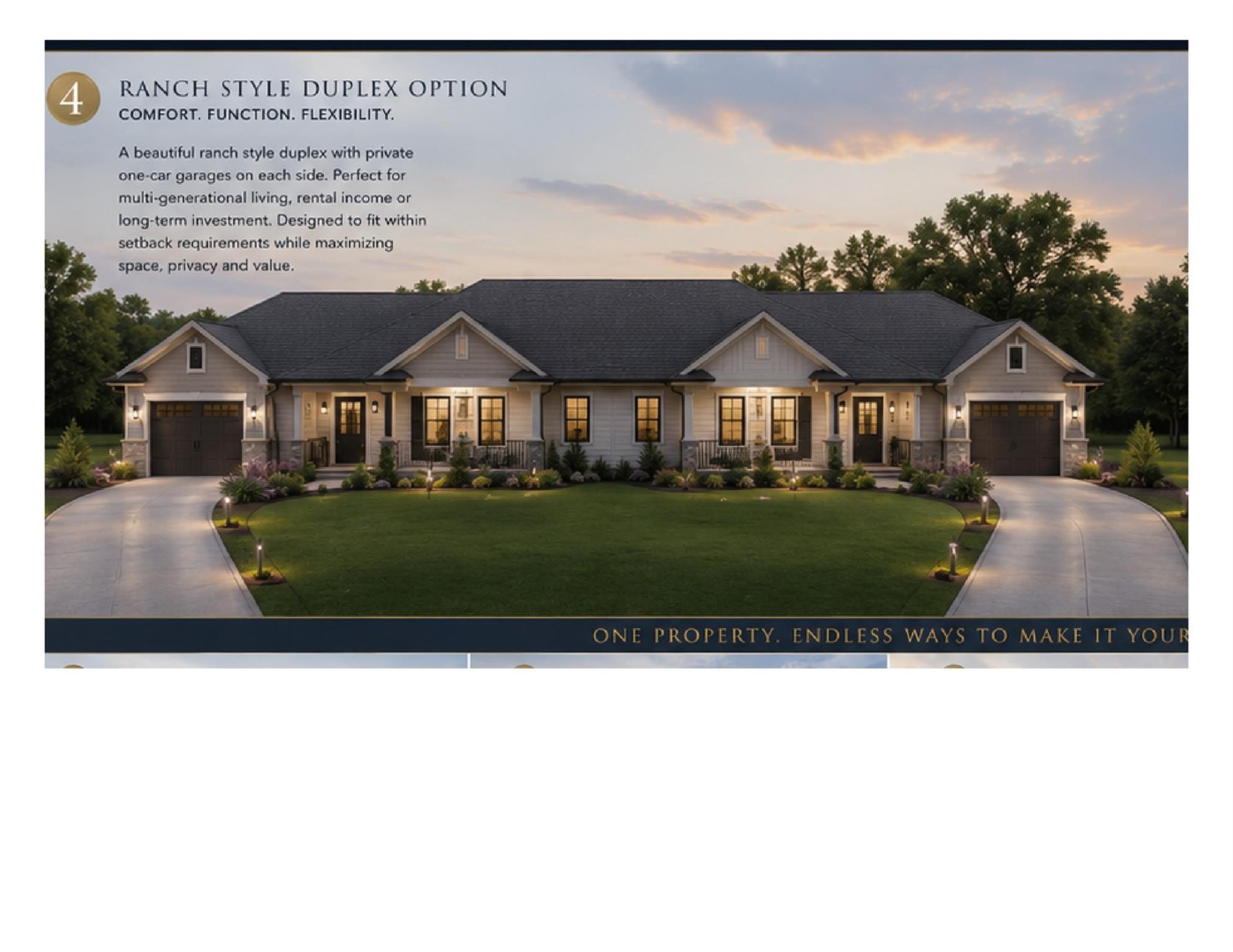 Build your perfect home in the countryside of Waxhaw.  This 2 acre lot provides so many possibilities for a single family home and is approved for one duplex.  There aren't any HOA's.  This lot offers plenty of space, trees for privacy, clear or keep as many as you prefer, there is plenty of space between neighbors.  If you like rural, private areas that are still in close proximity to restuarants and shopping, this is the perfect location for you.  Affordable, private, large 2 acre lot to create your oasis is finally here.

The pictures with the lot showcasing a home has been digitally created and not a true representation of any  pre-existing structures on the 2 acre lot.  The wooded lot pictures are of the actuall acreage and is a vacant lot.  Pictures are provided for creative and visual purposes only.