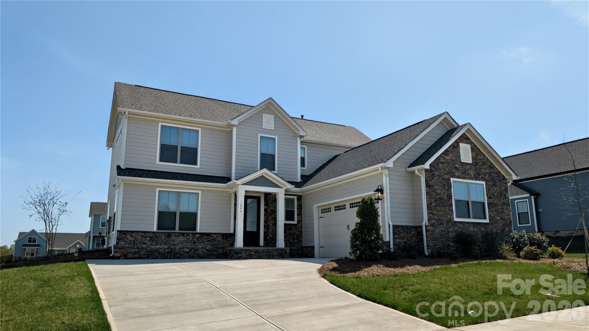 AVAILABLE NOW! Welcome to the beautifully designed 3-bedroom, 2.5-bathroom Lancaster! This home sits on a 1/3 acre with sodded yard and in-ground irrigation. As you enter, you're immediately greeted by a spacious family room. The open floorplan has LVP flooring throughout the downstairs.This is the space where laughter is sure to fill the air and game nights will be abundant. The kitchen has a large quartz island and all stainless steel appliances are included. The Lancaster was designed to be more than just a place to live. Right around the corner is the sports amenities with pickleball, cornhole and bocce ball courts. In Stoneridge Hills, you will find a seamless blend of style, comfort and functionality encouraging you to create memories in every corner. Please ask about our builder incentives!