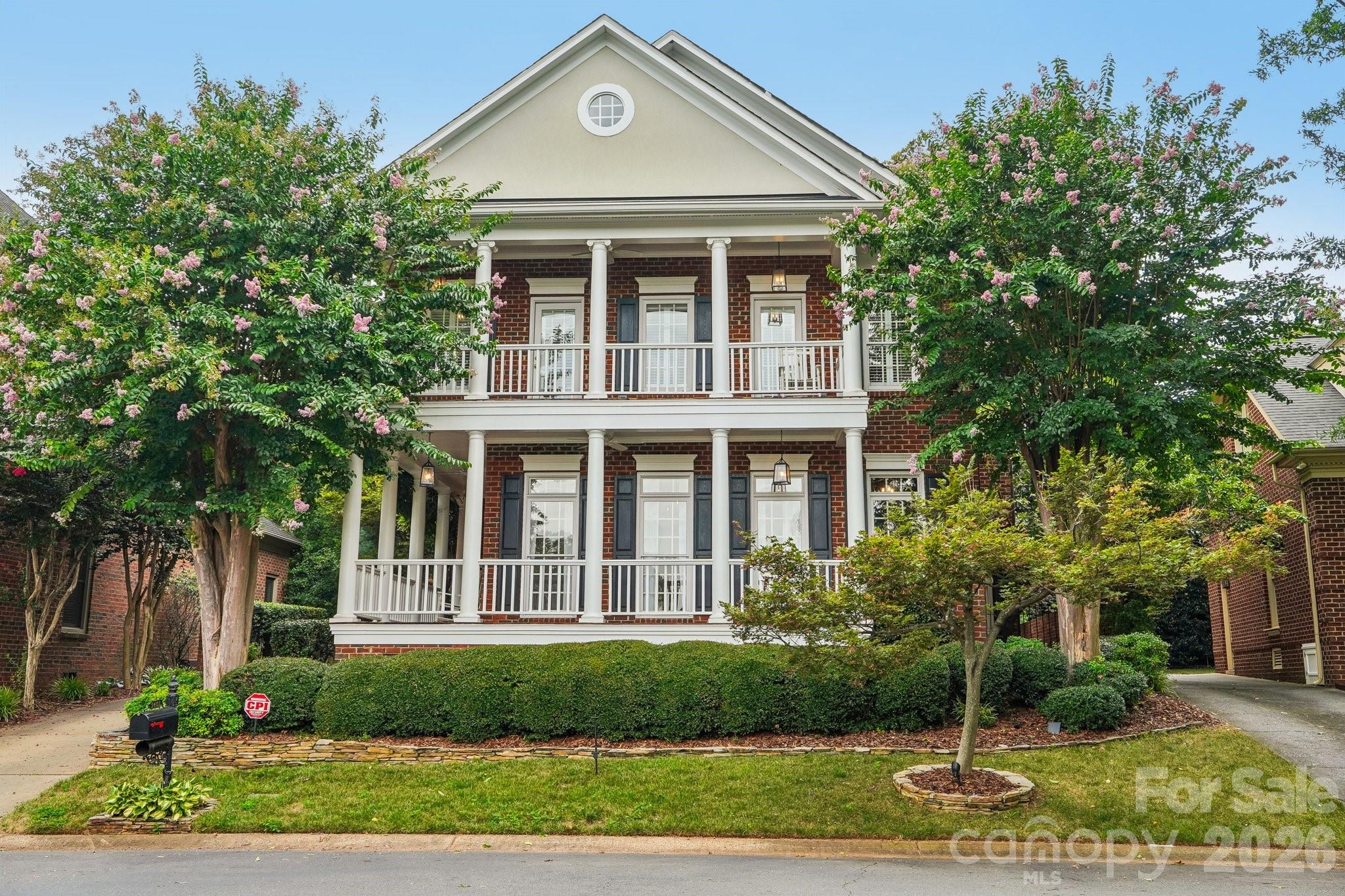 Welcome home to this stunning Charleston-style residence in the highly sought-after Saint Michaels neighborhood — an intimate enclave of just 36 homes on a private road, known for its tight-knit community and easy neighborhood gatherings.
This home welcomes you with soaring high ceilings, rich hardwood floors throughout, and an abundance of natural light pouring in. The open floor plan flows effortlessly from room to room, ideal for both everyday living and entertaining. A cozy gas fireplace anchors the living room, while a dedicated home office with custom built-in shelving offers the perfect work-from-home setup. The sun room’s sliding windows blur the line between indoor and outdoor living, creating a bright, versatile space year-round.
True to its Charleston-style charm, the home features covered porches on both the main and upper levels — ideal for morning coffee or winding down in the evening. Out back, a private yard offers a peaceful retreat for gatherings, gardening, or simply enjoying the outdoors.
Set in a clean and quiet community, this home is just minutes from Charlotte’s premier shopping and dining in Cotswold and SouthPark, and zoned for highly ranked schools — all just 20 minutes from Uptown Charlotte. A rare blend of privacy, luxury, and location.