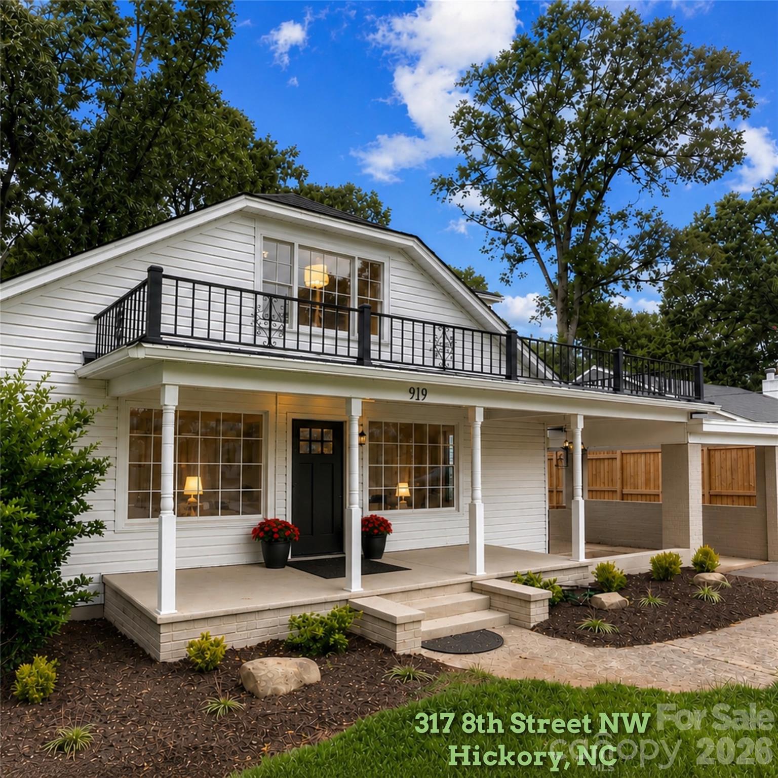 Main-Level Living in Downtown Hickory’s Oakwood District

Thoughtfully redesigned with stylish updates and inviting living spaces, this beautifully renovated home blends timeless character with modern comfort in one of Hickory’s most established neighborhoods.

The main level features an open-concept living area and home office filled with natural light, a formal dining room, and an updated kitchen with island seating and a casual breakfast area. The spacious primary suite offers a tray ceiling, luxurious en-suite bath, and generous closet space, while two additional main-level bedrooms share a beautifully updated tiled bath.

Upstairs, two bright guest bedrooms with hardwood flooring, abundant natural light, and generous closet space are complemented by a full bath with designer tile and tub/shower combination. 

Outdoor living includes a classic covered rocking chair front porch, attached carport, spacious rear porch, and a level fenced backyard ideal for entertaining, pets, or gardening.

Located between Downtown Hickory and the emerging OLLE Art District, this home offers convenient access to local restaurants, shopping, parks, trails, pottery studios, and Hickory’s growing arts and cultural scene. The nearby Crafting Hickory Initiative continues to expand the city’s connected greenway and trail system throughout the area.

Enjoy convenient access to Lake Hickory, Downtown Hickory events, the Hickory Crawdads, the Hickory Community Theatre, Hickory Regional Airport, and major routes connecting to the greater Charlotte region.

Whether you’re searching for charm, functionality, or walkable city living — this home delivers a rare opportunity in the heart of Hickory.