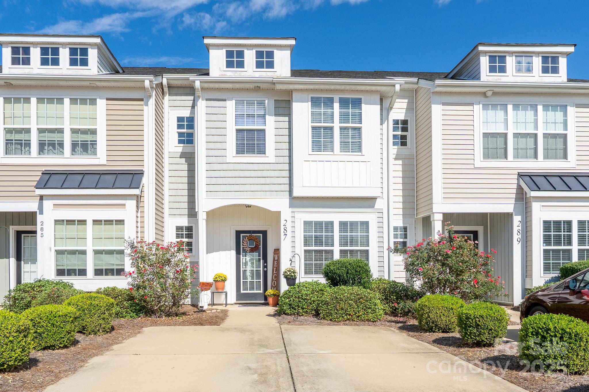 Just Reduced to $289900 - creating an incredible opportunity for buyers on this well-maintained townhome. Don't miss this great opportunity to start building wealth with the equity in this home! Featuring 3 spacious bedrooms and 2.5 baths, this two-story home offers modern style and comfort throughout. The open-concept layout flows seamlessly from the living room into a large kitchen with granite countertops, abundant counter space, large refrigerator and a walk-in pantry - perfect for both everyday living and entertainment.

Upstairs, you'll find generously sized bedrooms and plenty of natural light. The laundry closet features a stackable washer/dryer combo, included with the sale of the home. Outside, enjoy a back patio that overlooks the community green area and picnic area, ideal for relaxing or gathering with friends. There is also a community garden for those who enjoy playing in the dirt and growing their own veggies. Home features a nice-sized storage unit with shelving on the back patio. The driveway provides parking for up to 4 vehicles, a rare find in townhouse living.

With its thoughtful design, modern finishes, and unbeatable location, this home is move-in ready and waiting for you!  This great townhome is located right off of Pitts School Rd and convenient to shopping, restaurants, and entertainment. Convenient to Hwy 29, I-85, and Hwy 49.  Schedule your showing today!