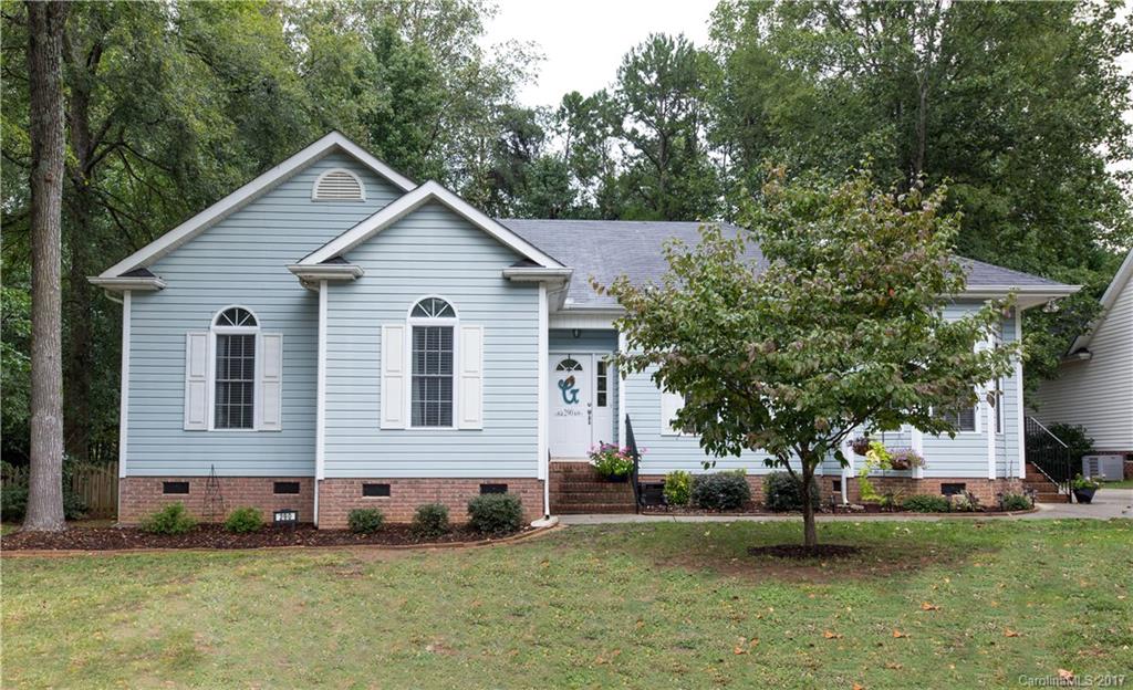 Welcome home to this updated ranch featuring a brick fireplace, built-ins, subway tile backsplash, all new cabinetry, tile, and granite in the kitchen, updated master bath offering a stand up shower and whirlpool tub, fenced-in backyard and more! Get ready for fall in this move-in ready treasure just in time to have your friends and family over! Act fast! It won't last long!