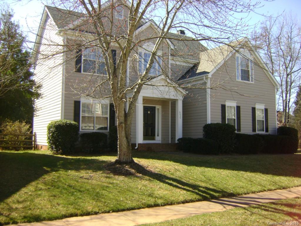 Charming traditional home in high demand subdivision of Thornhill in Ballantyne. Move in condition with fresh paint throughout. Popular open concept kitchen/family room with gas fireplace. Four bedrooms with laundry upstairs. Master BR has french doors from hall entry and to master bath. Side load garage provides clean lines enhancing curb appeal. Window blinds throughout maximizing sunlight. Corner lot with leyland cypress hedge providing privacy from yard, downstairs and up!