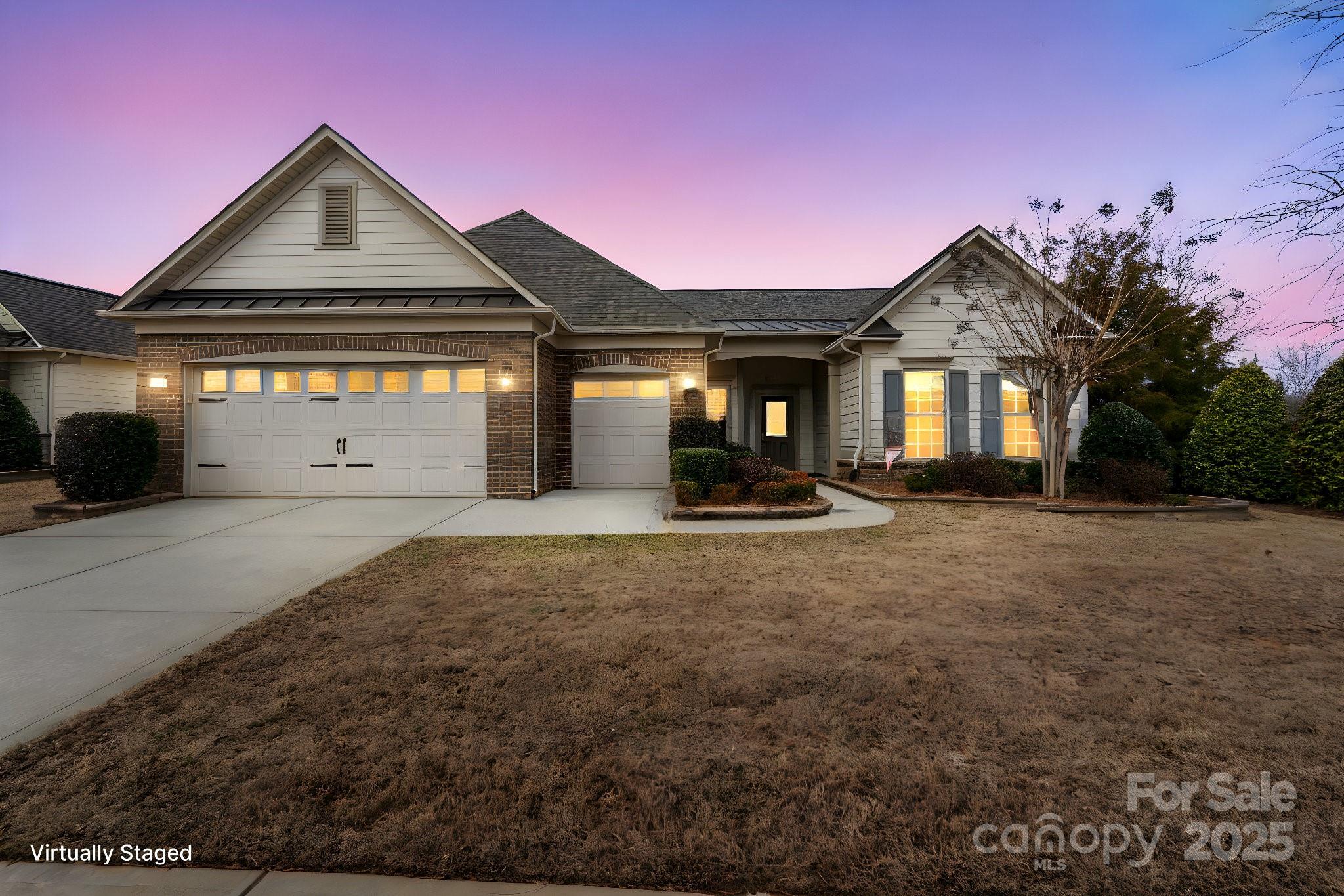 Highly sought after Dunwoody Way model. A true gem boasting spacious, open floor plan, many recent upgrades.  Gourmet Kitchen,  3 BR, 3 Full Baths, Great Rm w/stone, gas FP, raised hearth. True dedicated Office w/French doors for privacy & built-in desk & bookshelves. Sunroom w/built-in bookshelves. 3-season rm leads to your Outdoor oasis w/fountain. 2 car, 4' ext. gar. + Golf Cart gar. 75 gal. HW heater. Radiant barrier sheathing. ECO smart windows. Pull down stairs to attic storage.  Laundry rm w/cabs, sink, drop zone. Amenities inc. full time activities director, 8 lit pickleball cts, 4 lit tennis cts, indoor & outdoor pools & hot tubs, bocce cts, dog park, event lawn, grandkids play area, fitness center, aerobics rm, ball rms, meeting & club rms.  Great people + amazing amenities + fantastic location w/Anne Springs Greenway across the street - Shopping near by - Easy access to Charlotte & the airport. Come join us in the Orchards - the perfect place to call home.