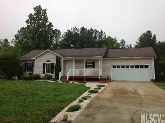 Wonderful 3 BR, 2 bath ranch in Dudley Shoals school district. Open floor plan with kitchen open to dining area and huge living room. Freshly painted, this home is move in ready. All appliances stay, including the washer and dryer. New counter tops in both the bathrooms along with new tile floors. Great closet space in all the bedrooms. Nice deck off the living room for entertaining. Huge backyard, extends to the pasture land behind the trees in the yard. Double garage completes this home, lots of storage. Call for your showing today!