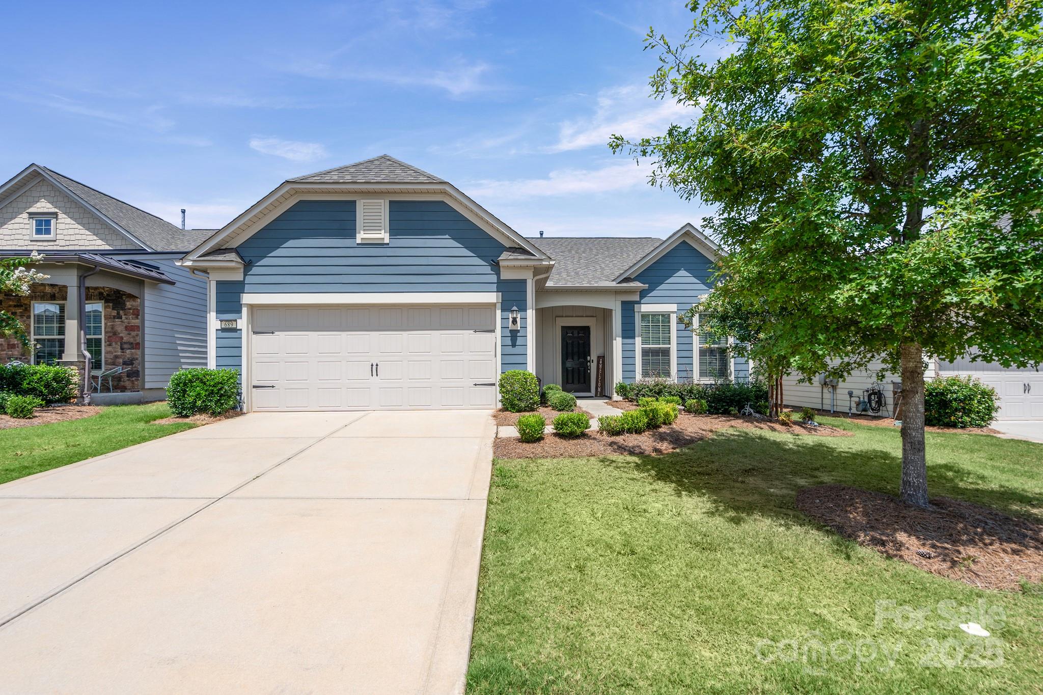 Price improvement - $675,000.  Martin Ray - the favorite of the Expedition Series. Don't miss this pristine 1 level home. Open concept living, great for indoor/outdoor entertaining. Upgraded Kitchen, ss appliances, gas range, refrigerator included, large island w/seating, pendant lights. Large Great Room w/ceiling fan. Sunroom w/ceiling fan leads to screened porch. Primary BR w/ceiling fan. Primary Bath w/tile shower, walk-in closet w/Closets By Design. Laundry Rm w/cabinets, washer/dryer inc. Drop Zone leads to 2 car+tandem Garage w/3 4x8 overhead storage bins. Smart Home w/keyless entry, remote app controls front & garage doors, exterior recently power washed. Lawn maintenance included. Tons of amenities--indoor/outdoor pools & hot tubs, 8 lit pickleball cts, 4 lit tennis cts, 2 bocce cts, dog park, playground, fitness center, full time activities director. Come join us in the Orchards. It' a great place to call home.