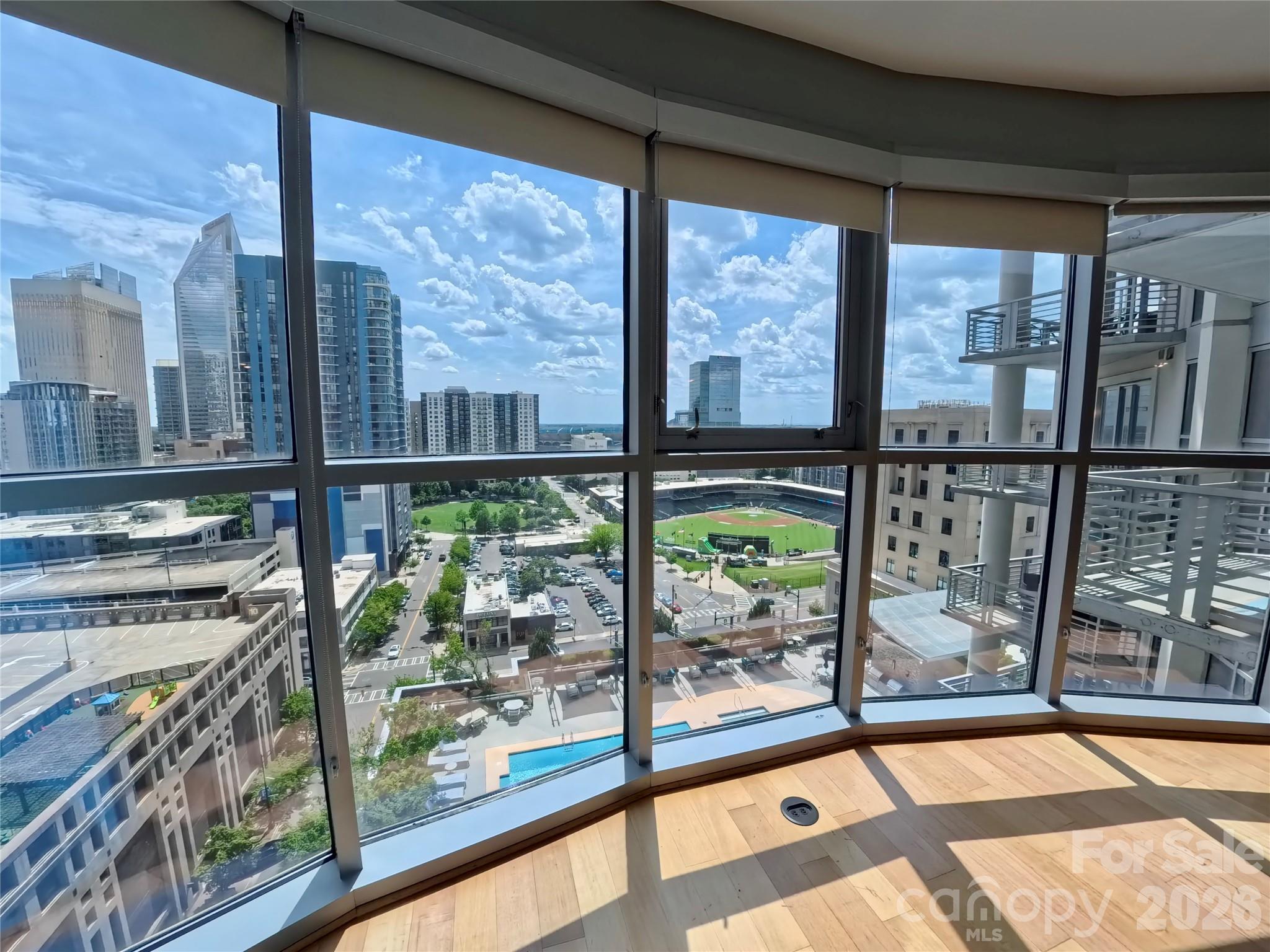 Experience luxury high-rise living at its finest in the heart of Uptown Charlotte at 333 West Trade Street, Unit 1210, located in the sought-after Trademark community. This elegant 1-bedroom, 1-bath residence features floor-to-ceiling windows that flood the space with natural light and showcase breathtaking city views. Positioned on the best-facing side of the building, the home also overlooks the serene 7th-floor resort-style swimming pool, along with a direct view of Truist Field!
This home offers unmatched walkability to Uptown’s premier dining, entertainment, and cultural destinations. Enjoy effortless access to Romare Bearden Park, Bank of America Stadium, Truist Field, and a vibrant collection of restaurants and nightlife just steps from your door.
A rare opportunity to own or invest in one of Charlotte’s most dynamic urban lifestyles.