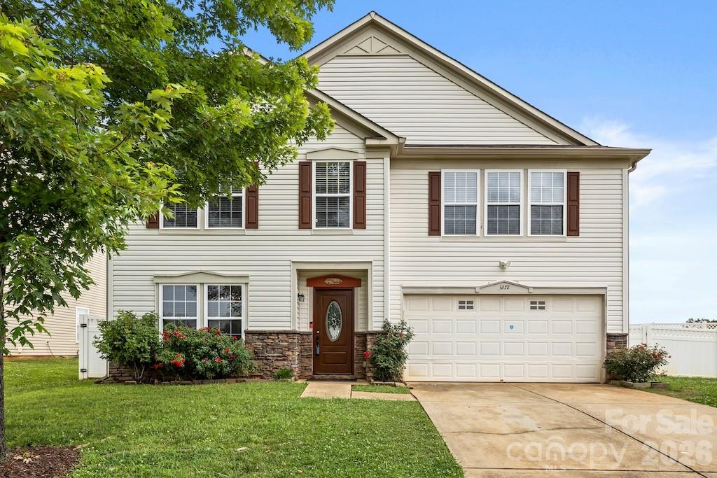 Need more space? This exceptional 5-bedroom, 4-bathroom home offers over 4,000 square feet of versatile living space designed to accommodate a variety of lifestyles. With 4,306 square feet, this home provides room to live, work, entertain, and grow.

The spacious open floor plan features multiple living and gathering areas, creating the perfect setting for both everyday living and special occasions. At the heart of the home, the expansive eat-in kitchen boasts a large center island, abundant cabinetry, and a generous pantry, providing ample space for cooking, entertaining, and storage.
On the main level, a bedroom adjacent to a full bathroom offers incredible flexibility as a guest room, home office, fitness room, hobby space, or playroom (note: this room does not have a closet).
The rear staircase leads to a large bonus room, ideal for a media room, playroom, home office, or additional living space. The upper level also includes the spacious primary suite with an en-suite bath, three additional bedrooms, and two full bathrooms. Also, a spacious laundry room is conveniently located on the upper level.
Additional features include a two-car garage with durable epoxy flooring and a fenced backyard with a patio, perfect for outdoor entertaining, pets, or relaxing evenings at home.

Recent updates provide peace of mind and modern appeal, including a new roof, gutters, and gutter guards (2025), HVAC system (2024), stained cabinets (2025), microwave (2026), light fixtures (2026), luxury vinyl plank flooring (2026), and fresh interior paint (2026).

Conveniently located approximately 17 miles from Charlotte Douglas International Airport, 6 miles from Gastonia Municipal Airport, and just 2 miles from Crowders Mountain, this home offers easy access to travel, recreation, shopping, and dining while maintaining a comfortable residential setting.

Don't miss this opportunity to own a spacious home with endless possibilities.
