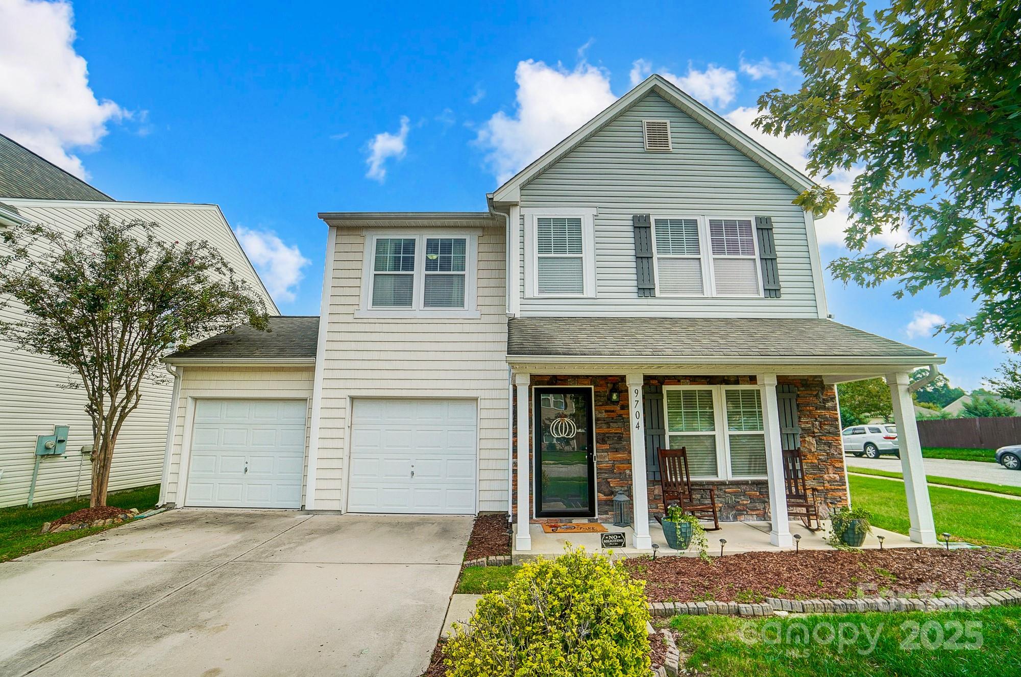 Welcome to your dream home—modern, stylish, and built for the way you live! This stunning 3-bedroom, 3-bathroom home comes with a flexible first-floor space that can be your home office, craft space, or even a fourth bedroom.  The inviting front porch leads into a bright, open foyer, with a full bath downstairs for convenience.

Natural light floods the open-concept layout, featuring sleek wood plank floors, neutral tones, and high-end black stainless appliances. The spacious island and ample prep space make hosting effortless. Storage is everywhere, plus an upstairs loft adds extra room to work or unwind.

The primary suite is a retreat with a huge walk-in closet. Outside, the expansive corner backyard is perfect for BBQs, game nights, or just relaxing.

This home won’t last—schedule your tour today!