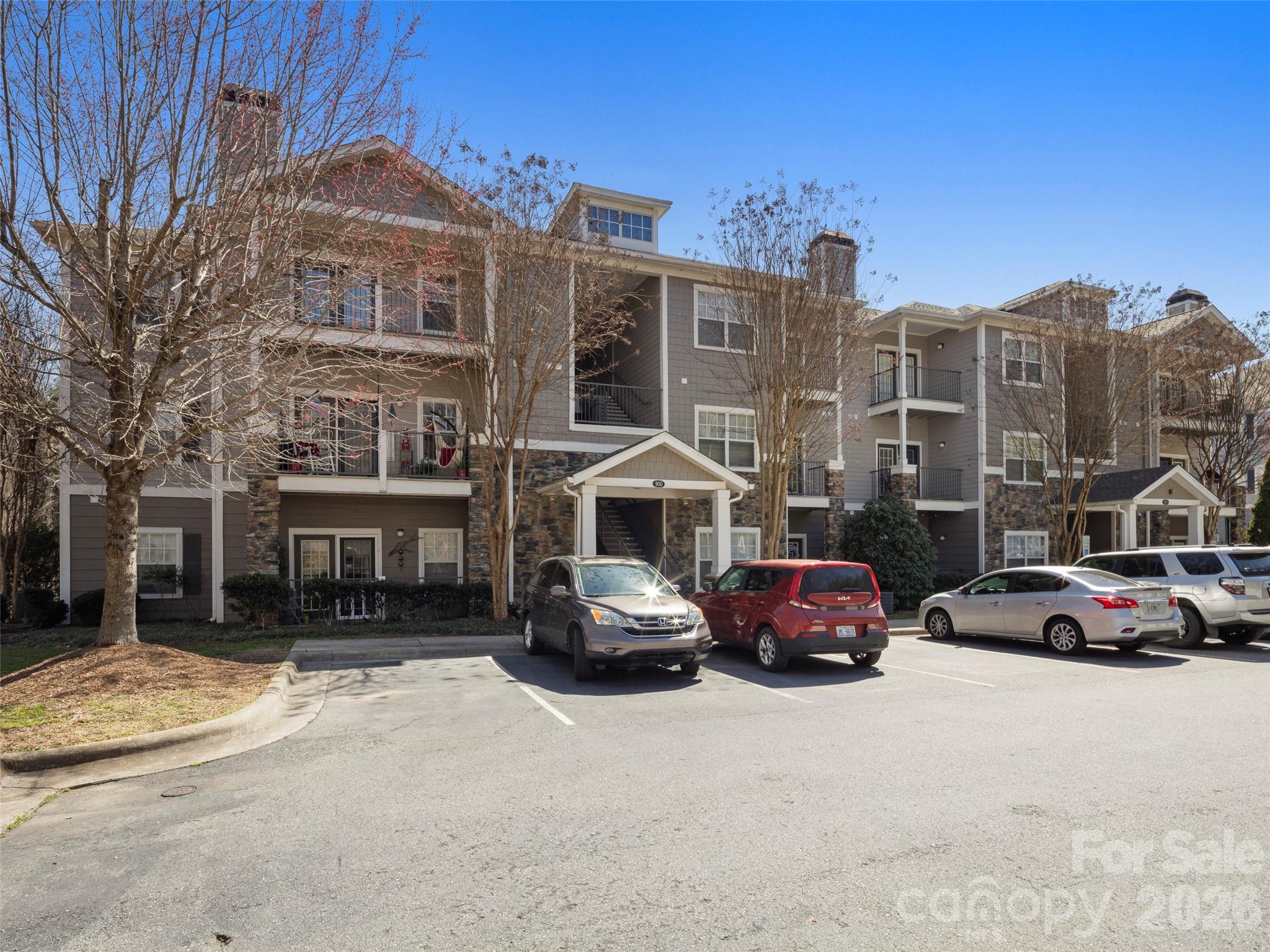 Welcome to this fully renovated 2nd level condo at Seasons at Biltmore Lake, where modern updates meet serene, wooded privacy. This stunning unit has been thoughtfully updated, featuring a recently remodeled kitchen with sleek granite countertops and stainless appliances. Enjoy the comfort of an updated HVAC system, along with new light fixtures and a freshly painted interior. The unit also boasts new flooring throughout and new bathroom vanities, offering a fresh, contemporary feel. Designed with a light and spacious split-bedroom floor plan, this condo provides ultimate privacy and comfort. Situated at the back of the complex, you'll enjoy tranquil views of the surrounding woods and green space from every window. Community amenities include a pool, workout room, dog
park, community gardens, playground, trails, and a car wash! Don't miss the opportunity to make this charming condo your new home!