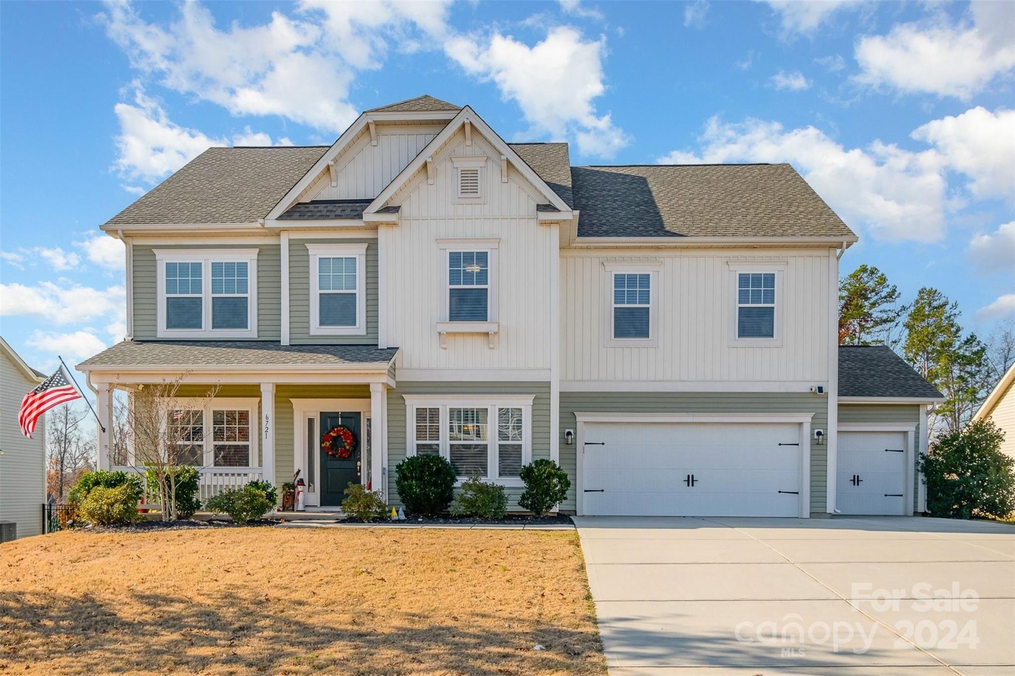 Located in the desirable, gated community of Prestwick, this stunning 5-bedroom, 4-bathroom home on over a quarter-acre offers luxury & convenience. Featuring a 3-car garage and luxury finishes, this home will not disappoint! The home boasts a spacious main floor with a guest suite, workout room, dining room AND eat in kitchen. The chef’s kitchen features quartz countertops, soft-close cabinetry, a touch free faucet, led display fridge, gas stove and cabinet underlighting. The inviting eat-in kitchen area leads to an enclosed 3-seasons room and a backyard oasis with new privacy trees, a fully fenced yard, a new shed, and a paver patio. Enjoy direct access to Little Sugar Creek Greenway & miles of trails that connect to Charlotte. Upstairs, large bedrooms feature walk-in closets, and the primary suite offers a spa-like bathroom w/ a soaker tub, walk-in shower, & dual vanity sinks. This home combines indoor & outdoor living, offering comfort, space, and an unbeatable location.