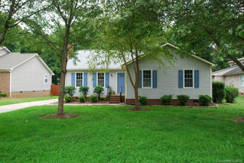 Wow- All this in Steele Creek under $150k!! All the major systems are updated- Large Living room w/wood burning fireplace & ceiling fan- Dining room off kitchen- Kitchen with newer counters, tile backsplash and updated hardware- Large master suite with walk in closet and tile floors in bath- Generous secondary bedrooms- 2nd Bath with tile floors and updates-  HVAC in 2013- Newer windows / laminate floors/ hot water heater and roof- Brand new carpet- Deck- 2/3rd's fenced yard with private lot