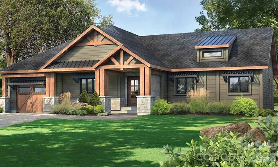 Discover an opportunity to build a brand-new Craftsman-inspired home on a premium lot in the Hawks Pointe section of the Southpointe community at Lake James. This proposed construction pairs the Orford Craftsman plan (approx. 1,983 sq ft on the main level plus attached garage, per plan) with a gently sloping, wooded homesite offering seasonal views and easy access to Lake James recreation and community amenities.  This lot is available at MLS ID#4349838, and is available for separate purchase for $400,000.00.  This property is not suitable for short-term rental properties.

The Orford plan features an open-concept main living area with a spacious great room, defined dining area, and an efficient kitchen layout designed for everyday living and entertaining. Four bedrooms and three baths on the main level (per plan) allow for flexible use as guest rooms, office space, hobby rooms, or multi-purpose spaces to fit a variety of lifestyles. A dedicated laundry, walk-in storage, and attached garage support convenient main-level living. Room dimensions and total heated square footage are based on the builder’s plan and are subject to change during design and construction.

Hawks Pointe is part of the Southpointe community, known for paved roads, underground utilities, and access to community amenities maintained through an owners’ association. Opportunities may include neighborhood walking streets, community pool, lake access areas, and nearby marina options; buyers and their representatives should verify current HOA inclusions, fees, and any desired membership opportunities directly with the association and appropriate service providers.

This is a proposed home on a vacant lot. Please see separate listing for vacant lot, which is for purchase independently of this proposed home. Photos, renderings, and floor plans are representative of the builder’s Orford Craftsman design and may show optional features, upgrades, or exterior finishes not included in the base package. Final specifications, materials, finishes, and pricing will be determined through a separate construction agreement with the builder and are subject to change without notice. All measurements, plans, and descriptions are approximate and not guaranteed; buyers are encouraged to obtain independent measurements and consult design professionals as needed.

Sale may be subject to architectural review and community guidelines. Builder and listing brokerage make no representations regarding views, short-term rentals, internet providers, or future development in the area. Buyer to confirm all restrictions, utility availability, tap fees, and other items important to their use of the property with the appropriate authorities prior to closing.

DISCLAIMER:  
Home to be built. Design and pricing subject to architectural review and approval. Floor plans and finishes can be customized or modified to suit buyer’s preferences.