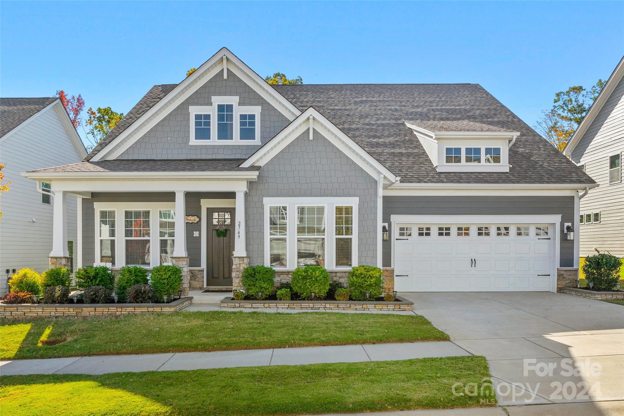 Welcome to your exquisite, move-in ready home in desired Massey community! Enjoy stunning design, meticulous attention to detail, & upgrades galore  The open kitchen w/double pantry, granite countertops, & gorgeous light fixtures seamlessly extends into the dining area, overlooking a backyard oasis complete w/heated pool, patio, and fenced yard! Gorgeous floors, dedicated office w/French doors & split bedroom floor plan for this 1 year young Dream! If you're looking for a relaxing primary bedroom ensuite - you've found it! The generous closet features convenient closet organization, while the ensuite's oversized walk-in shower is what dreams are made of! Second guest ensuite has been reconfigured to meet the current owners' needs, but has the rough plumbing in place to convert to a full bath & closet for those that prefer. Community amenities include a resort-style pool, clubhouse w/fitness center, media room, playground, & parks. This well cared for beauty is ready for its new owners.