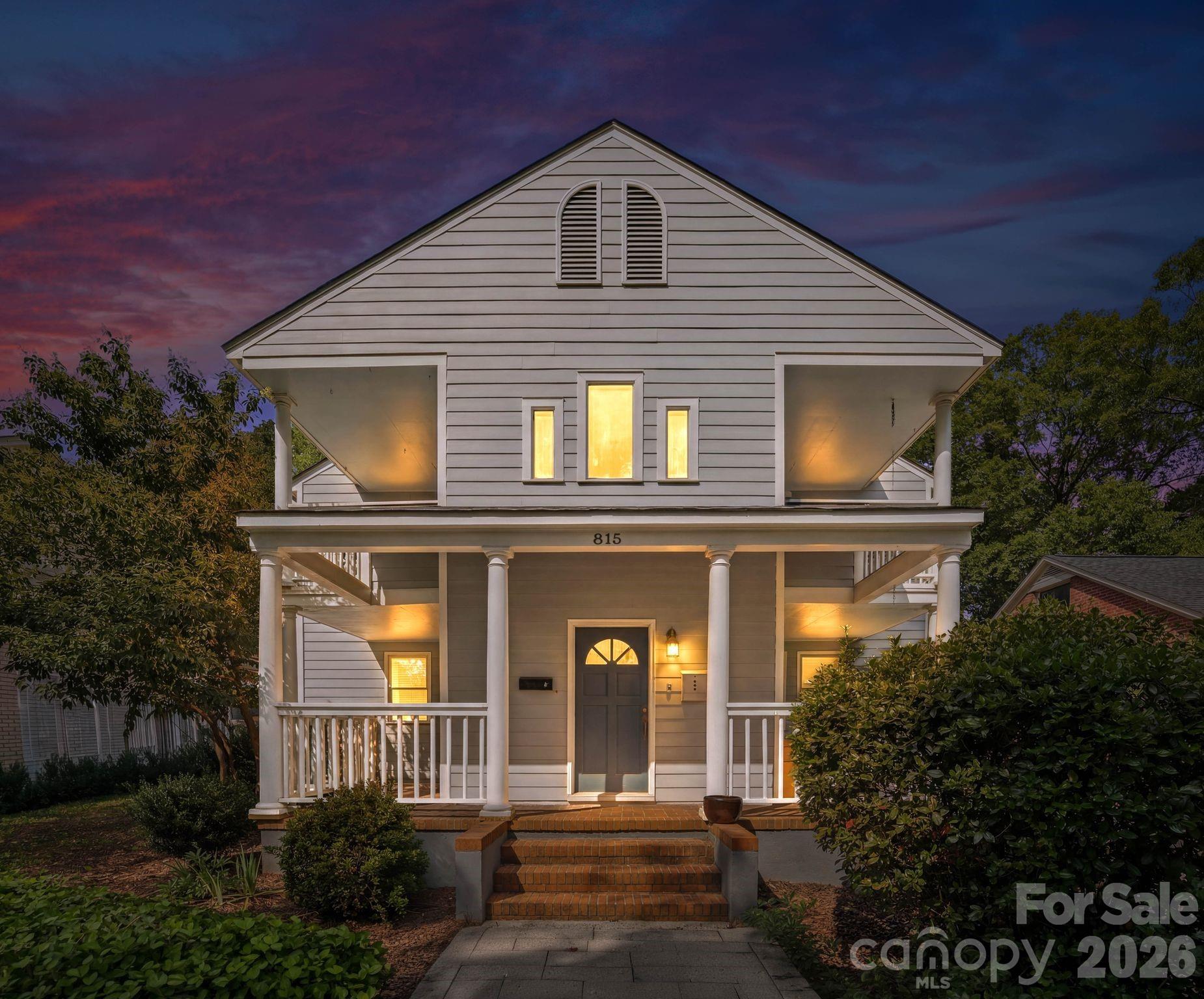 Experience true Dilworth area living at 815 Lexington Ave Unit C, where location and lifestyle are the main event. While thoughtfully updated inside, this home is ultimately about how seamlessly it connects you to everything Charlotte has to offer.

Inside, the layout lives like a 2 bedroom and features two levels of flexible space. The main floor includes the primary bedroom, kitchen, living room, dining area, and laundry everything you need for easy, everyday living. Upstairs, a spacious loft offers the perfect second bedroom option, home office, or flex space depending on your needs. Connected to the loft is a large walk-in attic, providing valuable storage space rarely found in condo living.

Fresh updates include newly installed carpet (June 2026) in the bedroom, stairs, and loft, along with fresh interior paint throughout the entire home completed in June 2026. Hardwood floors anchor the main living areas for a clean, cohesive feel. With water included in the HOA dues, you'll have one less utility bill to think about.

Step outside and the lifestyle truly unfolds. You're moments from the YMCA Dowd for fitness, Market on Morehead for dining and entertainment, and all the restaurants along South Blvd and East Blvd. Enjoy nearby Latta Park with tennis, basketball, volleyball, soccer fields, walking trails, playgrounds, picnic areas, and a sprayground.

This is everything within easy reach, urban living in one of Charlotte's most vibrant pockets.
