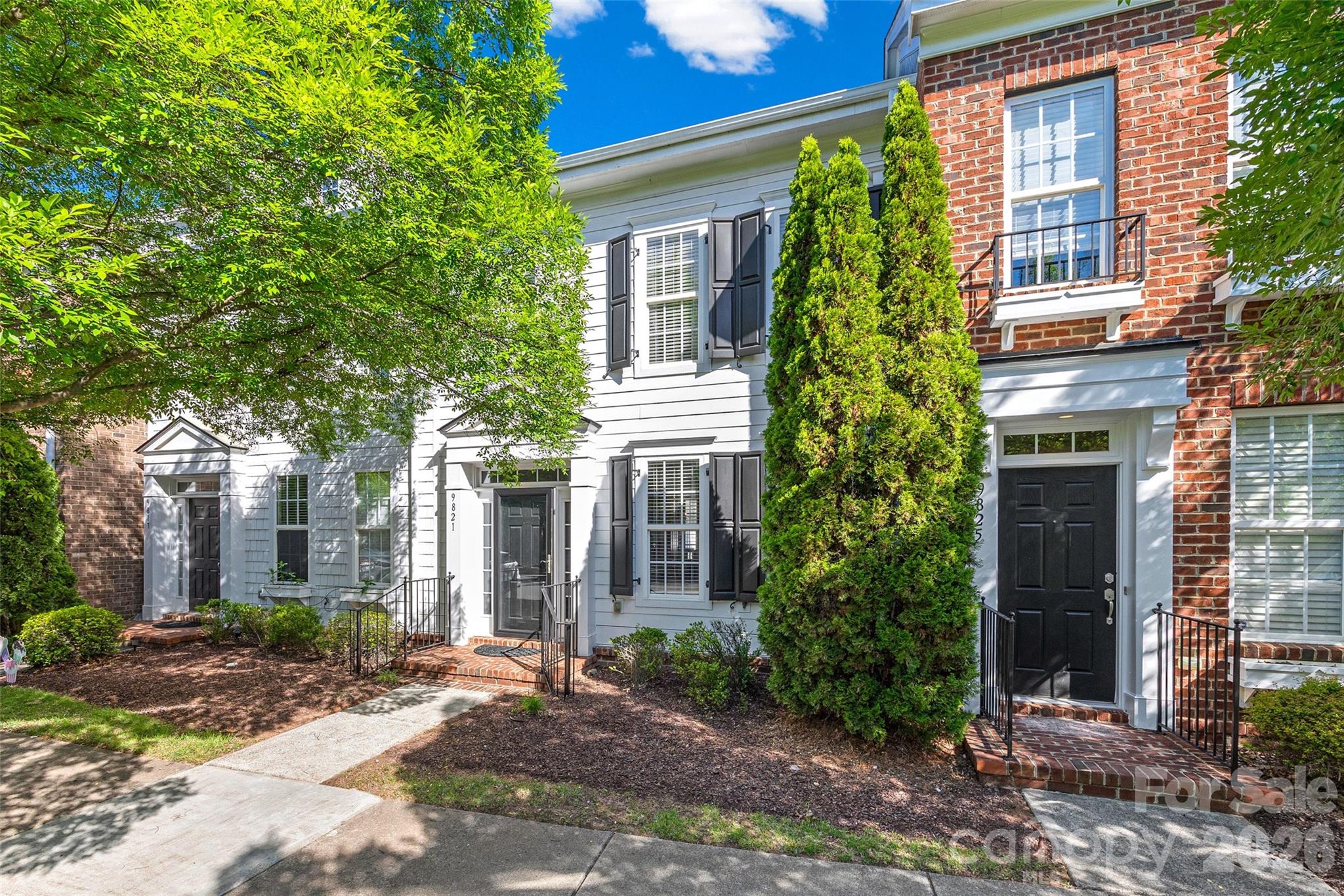 Beautiful Charleston-style townhome in desirable Cedar Walk featuring a rare detached 2-car garage and timeless curb appeal. This 3-bedroom, 2.5-bath home offers a functional two-story floor-plan with abundant natural light, spacious living areas, and a welcoming covered front entry. Mature trees and classic architecture create an established neighborhood feel rarely found in newer construction. Updated with new flooring, paint and counters by the current owners.

The detached rear-entry 2-car garage provides exceptional parking and storage flexibility — a standout feature for townhome living in South Charlotte. Low-maintenance HOA living allows owners to enjoy the community without the burden of exterior landscaping upkeep.

Prime location near Ballantyne, Blakeney, Stonecrest, and the Rea Road corridor with convenient access to shopping, dining, grocery stores, fitness centers, and I-485. Located in the highly regarded Ardrey Kell High School district. Whether searching for a primary residence, investment property, or low-maintenance lifestyle, this home offers an outstanding opportunity in one of South Charlotte’s most convenient locations.