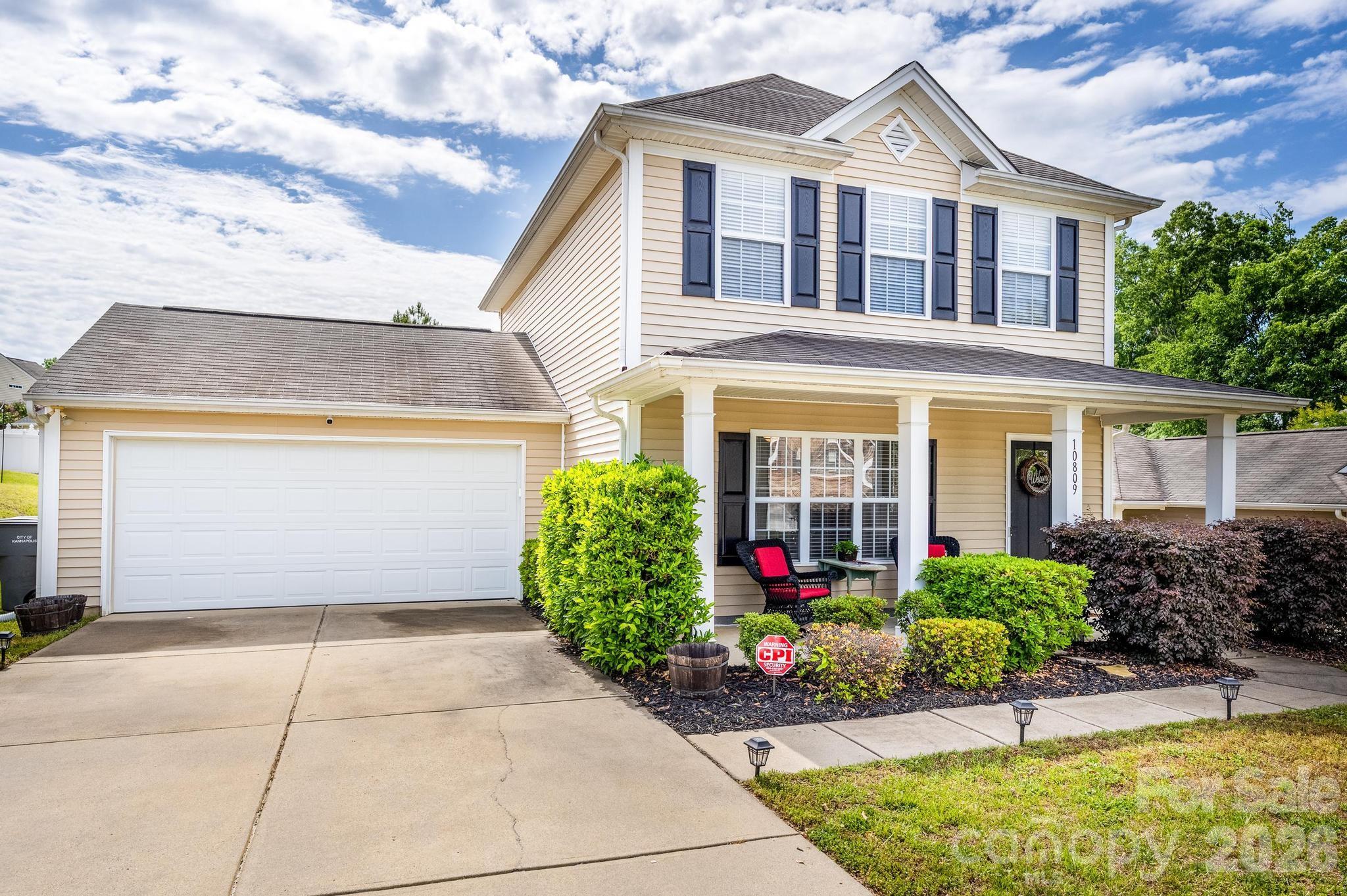SELLERS WILL PAY $10,000 OF BUYERS' CLOSING COSTS!!!!   Charming 3 bedroom/2.5 bath home in The Farm at Riverpointe.  Great room open to dining room and kitchen...luxury vinyl plank floor and freshly painted walls on main floor. Kitchen with stainless appliances includes the refrigerator ('22).  Primary bedroom up with 2 additional bedrooms.  HVAC approx. 5 years.  Water heater replaced 2/23.  2 car garage.  Relax on your covered front porch or the patio in the large backyard with a privacy fence (installed '23).  Enjoy all the wonderful resort style amenities...clubhouse with fitness center, outdoor pool, basketball court, tennis/pickleball courts, sand pit volleyball, playground, large field for soccer & community events, large dog park, community garden and sidewalks.  Davidson address with Cabarrus/Kannapolis taxes.