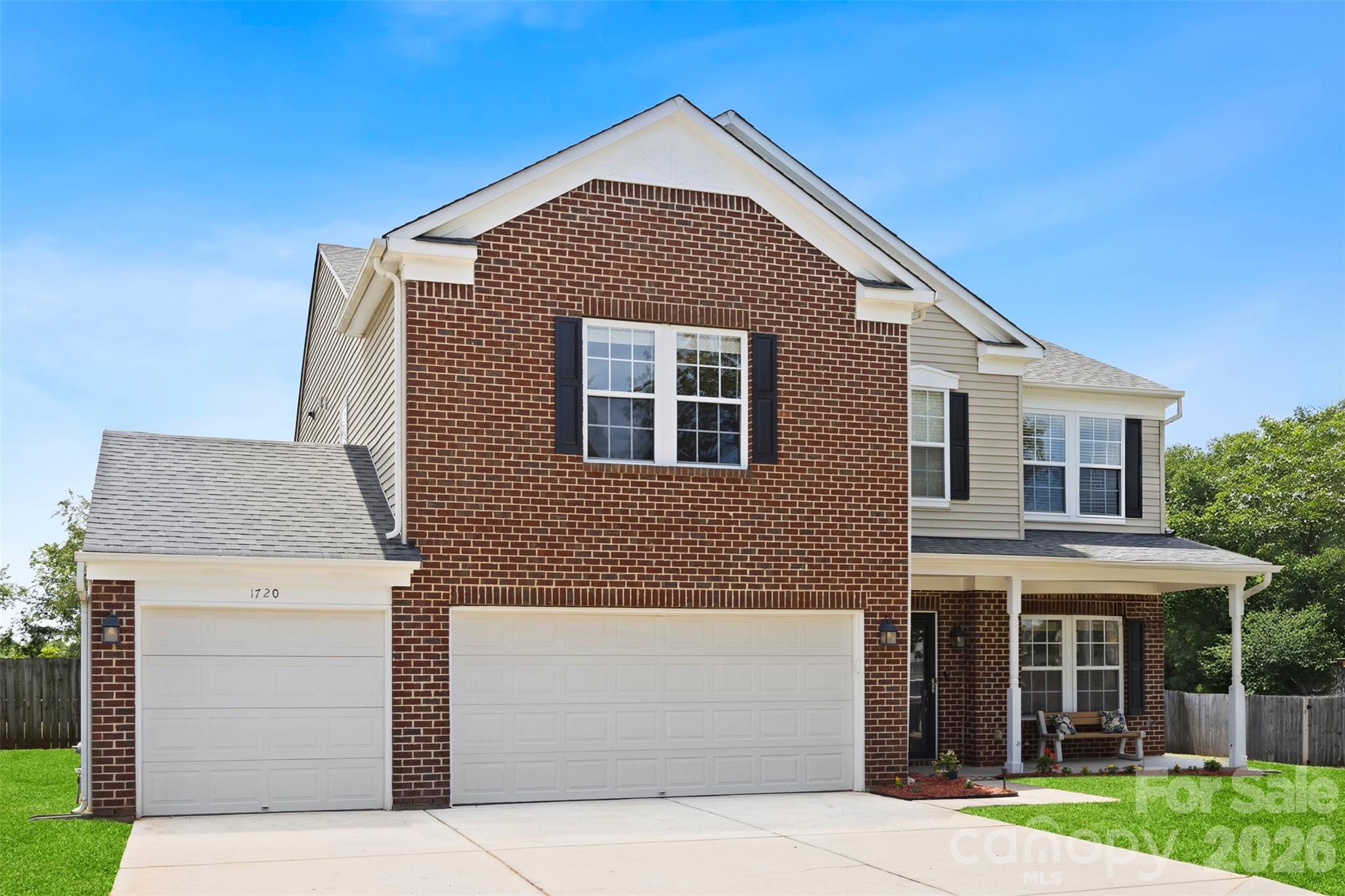 Welcome to 1720 Grove Tree Ln, a stunning 3,305 sq ft home nestled in the sought-after Longlea Estates subdivision in Clover, SC. This impressive residence offers an abundance of living space thoughtfully designed for both comfortable everyday living and entertaining, all sitting on a sprawling 0.92-acre lot — one of the standout features of this property.

Car enthusiasts and hobbyists will love the 3-car garage, providing ample space for vehicles, storage, or a workshop. The oversized lot offers a rare opportunity with subdivision potential, making this an attractive option for investors or buyers looking to maximize the value of their purchase.

Major mechanicals have been recently updated for true peace of mind — the HVAC was replaced in 2019 and the roof was replaced in 2020, two of the most costly home investments already handled for the next owner. Located in the highly regarded Clover School District with convenient access to Lake Wylie, shopping, dining, and an easy commute to the Charlotte metro area, this property delivers the perfect combination of space, value, and location.

Don't miss this rare opportunity in Longlea Estates — schedule your private showing today!