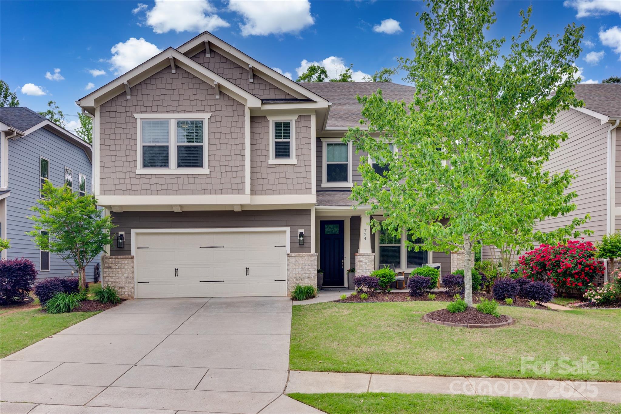 Must See! Gorgeous, move-in ready home in the highly sought-after Preserve at Riverchase! This beautiful updated home features an open-concept layout with a spacious dining room and well-appointed kitchen - perfect for entertaining. Step outside to your dream backyard, complete with covered patio, cozy fireplace, and lush landscaping, adjoining a community natural area. The main floor offers a dedicated office, half bath, and built-in drop zone. Upstairs, you'll find a luxurious primary suite with a spa-like bathroom and upgraded walk-in closet. Secondary bedrooms are generously sized with large closets, and there's a bonus room for added flexibility. This home and community provide the perfect lifestyle - amenities include a pool, playground, disc golf course, walking trails, pavilion, clubhouse, & river access. Additional features include a 2-car garage, solar panels & whole-home water filtration. Minutes to top rated schools, shopping, & dining and an easy commute to Charlotte.