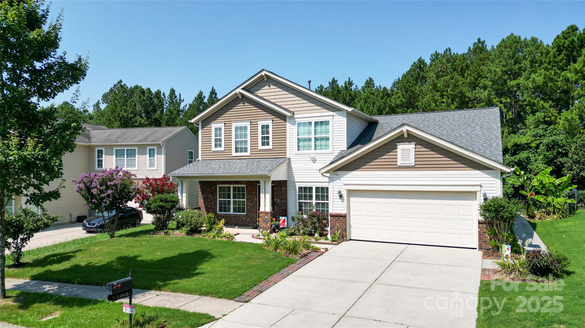 Beautiful, single-family home in convenient Mallard Lake. Primary on Main! New paint, updated flooring, new fixtures & so much more, home is absolutely move-in ready! Stunning curb appeal in front & parklike backyard w/fruit trees. Private fenced backyard has treelined buffer in rear, gazebo covered patio & concrete walk to shed & garden area. Open floor plan offers opportunity for entertaining in great room w/gas log fireplace, open kitchen & dining area w/½ bath. Kitchen appliances are SS, updated & all remain. Fridge has see-through, easy open door. Pretty island w/room for seating. Granite kitchen counters, large pantry, tile backsplash & recessed lighting are all here! Primary BR on Main is spacious! Primary BA has separate garden tub & shower. Huge WIC! Great laundry room also. Amazing loft area upstairs offers so many possibilities! 3 good sized BR’s up w/nice hall bath. Convenient to I-85, I-485, UNC CLT, Concord mills & 2 schools close by. Dining & shopping nearby!