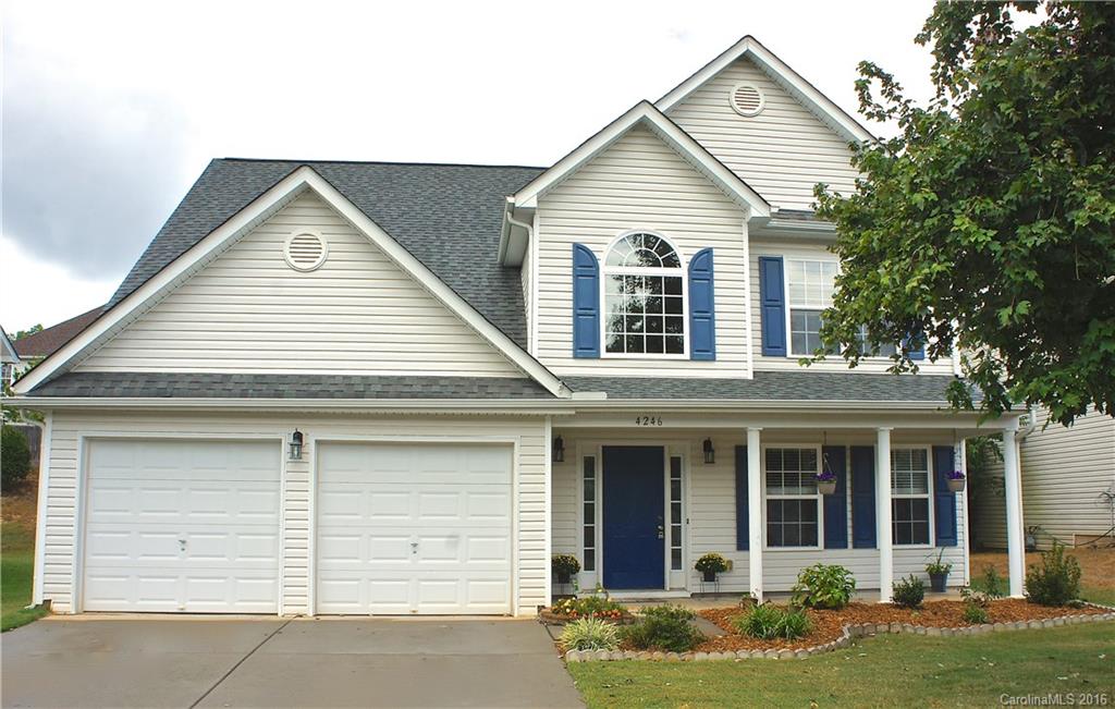 Ready to move in home. Gorgeous home in highly sought after Indian Land, S.C.  Spacious floor plan with sunken living room, beautiful kitchen with new SS appliances, tons of 30"cabinet space, kitchen nook, formal dining room. Huge master bedroom with sitting area, large master bathroom, vaulted ceilings in all bedrooms and very nice touches throughout the home. New HVAC/Furnace 2015 Roof installed 2011 New carpet in living room and all bedrooms. Minutes to Ballantyne's shopping and restaurants.