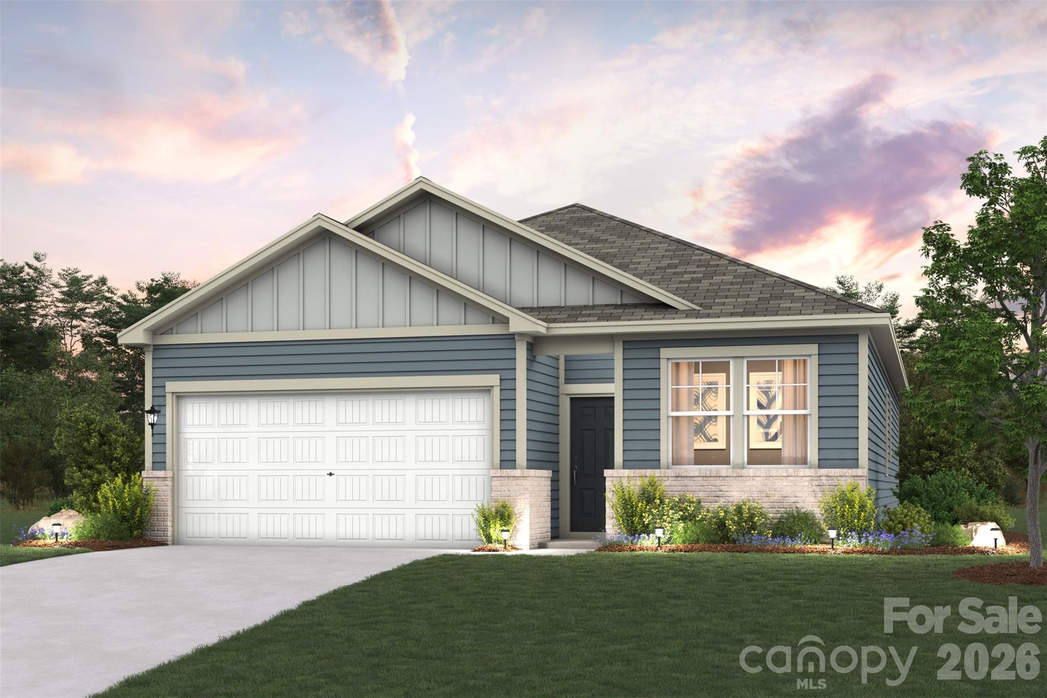 If you’re seeking a single-story home with style, look no further than the Cardinal at Meadow Creek Village! This inviting floor plan offers a spacious great room for gathering and relaxing, adjacent to a dining area and an open kitchen with a center island and walk-in pantry. Two bedrooms bookend a bath toward the front of the home, and at the back, the primary suite offers a large walk-in closet and a private bath with dual sinks and a walk-in shower. Includes a back patio.