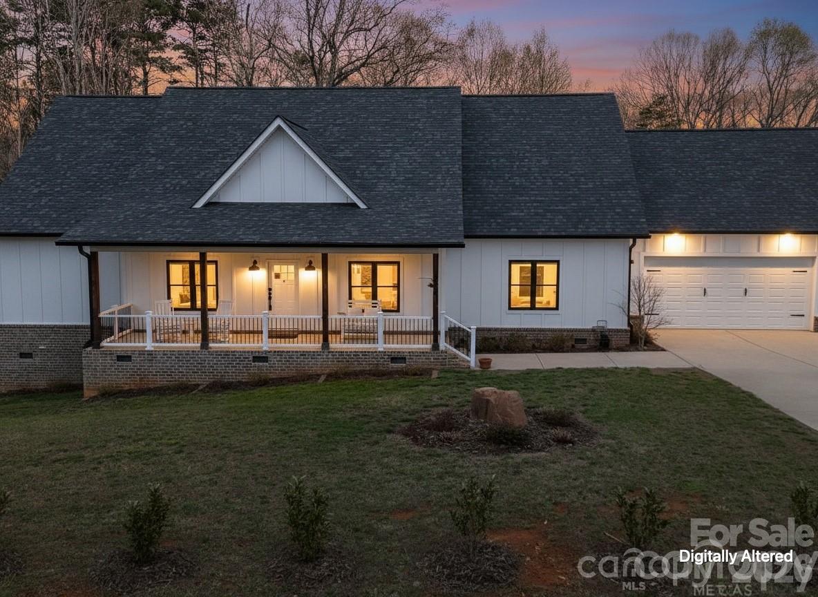MOTIVATED SELLERS!!! If you’ve been looking for newer construction with room to spread out, this is it. Built in 2021 and sitting on 1.72 acres, this 4 bedroom, 2.5 bathroom home welcomes you with a deep front porch made for rocking chairs and relaxed evenings.  Inside, the layout is both spacious and practical. The kitchen includes pull-out cabinet shelves for easy access and the refrigerator will remain with the home. Just off the garage is a large drop zone area that’s currently a blank slate and ready for you to customize however you’d like. It would a perfect drop zone, work or study area.
The primary suite features a large bathroom with a giant walk-in shower, soaking tub, and double sinks. The primary suite also has a door leading to the deck. One of the secondary bedrooms includes a walk-in closet, and the laundry room is generously sized with a large lockable storage closet.
Additional features include keypad entry at the garage, a 3-stage water filtration system for the well, and a large gun safe that will remain with the home.
Outside, the 1.72 acre property gives you plenty of space to spread out, with blueberry bushes and apple trees already planted. Located in a great school district with North Lincoln Schools.