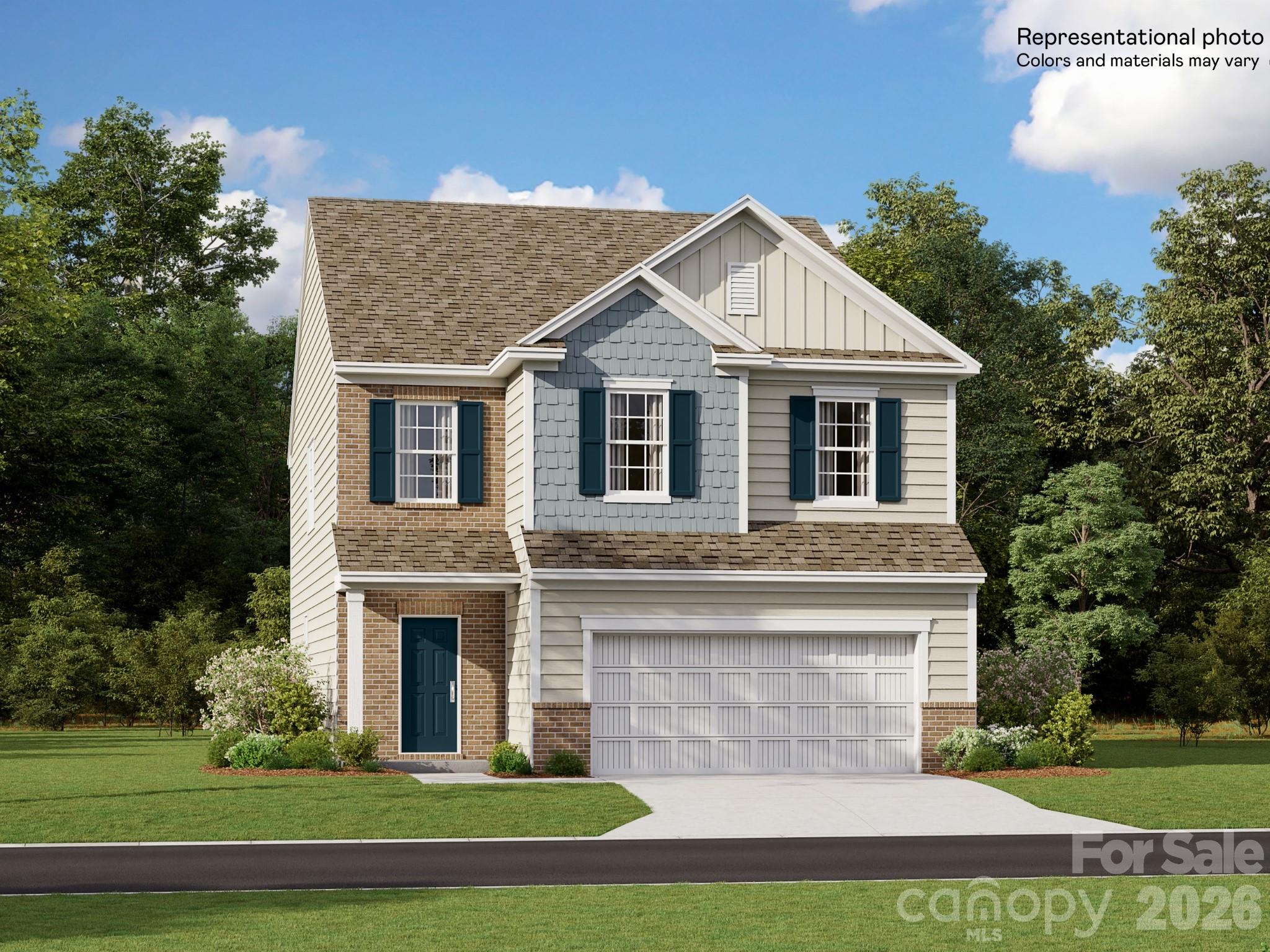 Welcome home to the Westbury floorplan! This popular two-story home delivers modern comfort with ample room to grow and entertain. Upon entry is a two-story foyer that flows to a spacious open-concept design. Step right in to a spacious family room open to kitchen with island and dining area, perfect for seamless everyday living. Special touches include quartz countertops and tile backsplash, large walk-in pantry and island seating. Beautiful gas fireplace in family room makes every evening warm and cozy! Upstairs you'll find a flexible loft space ideal for a TV or study area - even a play zone! Four spacious bedroom, including the primary bedroom and laundry room are also upstairs. Redhawk is truly a lifestyle community offering resort-style living in Belmont, NC. Amenities planned include two pools, tennis and pickleball courts, sand volleyball, disc golf, dog park, walking trails and 2-story clubhouse with fitness room. Located just 22 min from the airport, 30 min from Uptown Charlotte and 15 min from the Whitewater Center. Of course, the charm of downtown Belmont is just around the corner with shops, quaint restaurants, parks and more.