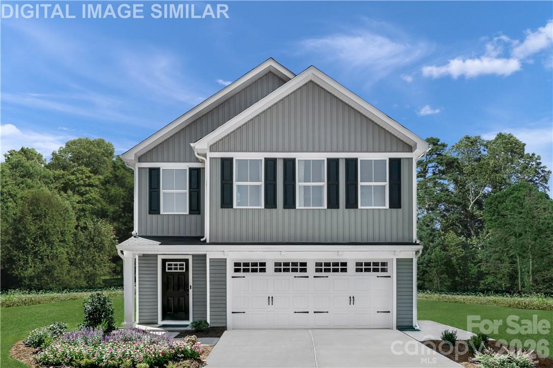 Nestled in a tranquil, tree-lined community, this home offers both serenity & convenience. Its prime location provides easy access to Uptown via Hwy 16 & I-77, while I-485 connects you to Northlake for shopping, Top Golf, & the Whitewater Center. Just 5 miles away, Riverbend Village offers dining, groceries, & more. The open-concept main level boasts a modern kitchen w/granite countertops, stainless steel appliances, & an island that seats three. This space seamlessly flows into a dining area, a spacious great room, a versatile flex room, & a powder room. Upstairs, the loft can serve as a home office, game room, or entertainment area. The second-floor features four bedrooms & a laundry room equipped with a washer and dryer. The owner’s suite includes an en-suite bath and two walk-in closets. Enjoy the outdoors in your backyard oasis, w/lawn care included. The home also features a 2-car garage and a 10x12 patio. To be Built - time for selections!.  Primary home or investment opportunity