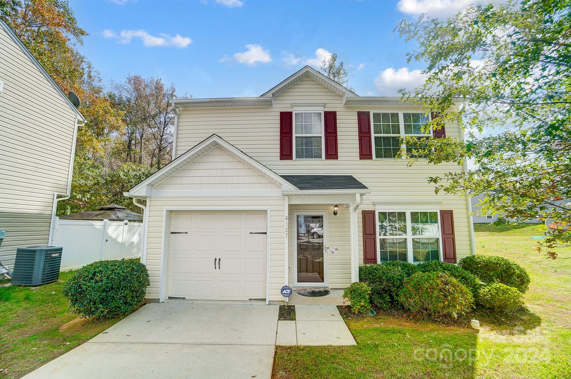 Welcome to this 4-bedroom, 2.5-bathroom home, beautifully maintained by its original owner and in excellent condition. The main level features upgraded flooring, enhancing the spacious, open living areas. Upstairs, the primary suite boasts a vaulted ceiling and walk-in closet, creating a private retreat.

Outside, enjoy a fenced backyard that backs up to serene woods and beautiful trees, offering privacy and natural beauty. The home also includes a 1-car garage. Located close to shopping, dining, and uptown Charlotte, with easy access to I-85, University City, UNCC, and the light rail, this property combines convenience with peaceful surroundings. The community also offers sidewalks and a walking trail for leisurely strolls. Don’t miss the chance to make this well-cared-for home your own! Please make an appointment to view property.