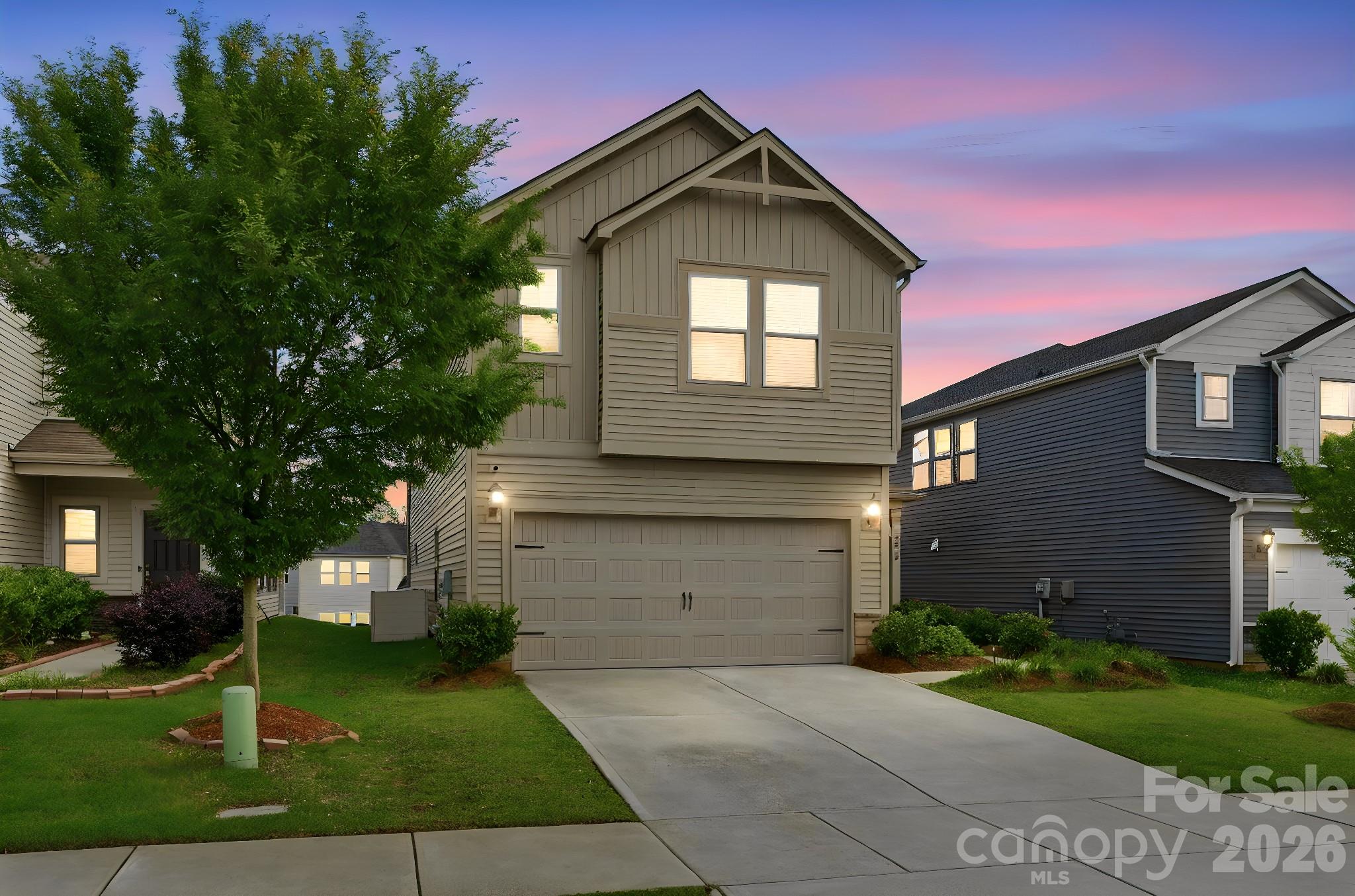Welcome to this beautifully maintained 4-bedroom, 3-bath home in the desirable Larkhaven Hills community of Charlotte! Offering nearly 2,800 square feet of thoughtfully designed living space, 5012 Shadbush Road combines comfort, style, and modern convenience all in one. Step inside to a bright and spacious open-concept layout filled with natural sunlight that pours through the windows when the blinds are open, creating a warm and inviting atmosphere throughout the home.
The oversized living area flows seamlessly into a stunning kitchen featuring a massive center island, ample cabinet and counter space, walk-in pantry, breakfast bar, and double ovens — perfect for entertaining, hosting gatherings, or everyday living. The spacious bedrooms provide comfort and flexibility for families, guests, or a home office setup, while the relaxing primary suite offers the perfect private retreat.

Outside, enjoy a very spacious gated backyard ideal for pets, kids, entertaining, or simply relaxing in your own outdoor oasis. Built in 2021 and meticulously maintained, this move-in-ready home truly feels like new. Additional highlights include a 2-car garage, upper-level laundry room, covered patio, and access to fantastic community amenities including a clubhouse, pool, and sidewalks. Conveniently located near shopping, dining, and major Charlotte roadways, this home offers the perfect blend of suburban comfort and city convenience.
